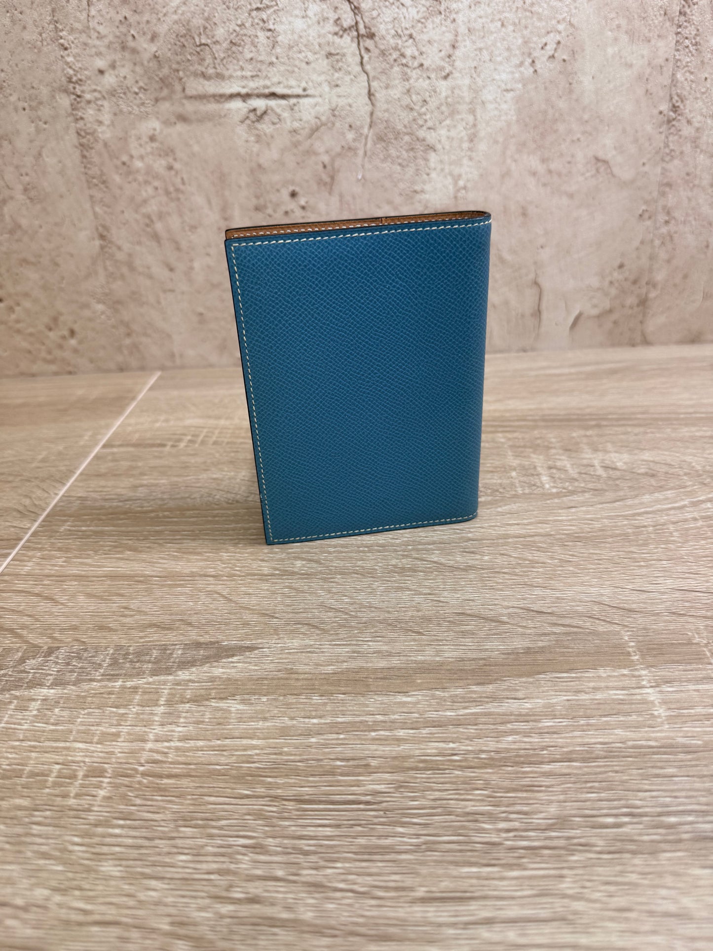 Hermes Blue Leather Agenda Cover