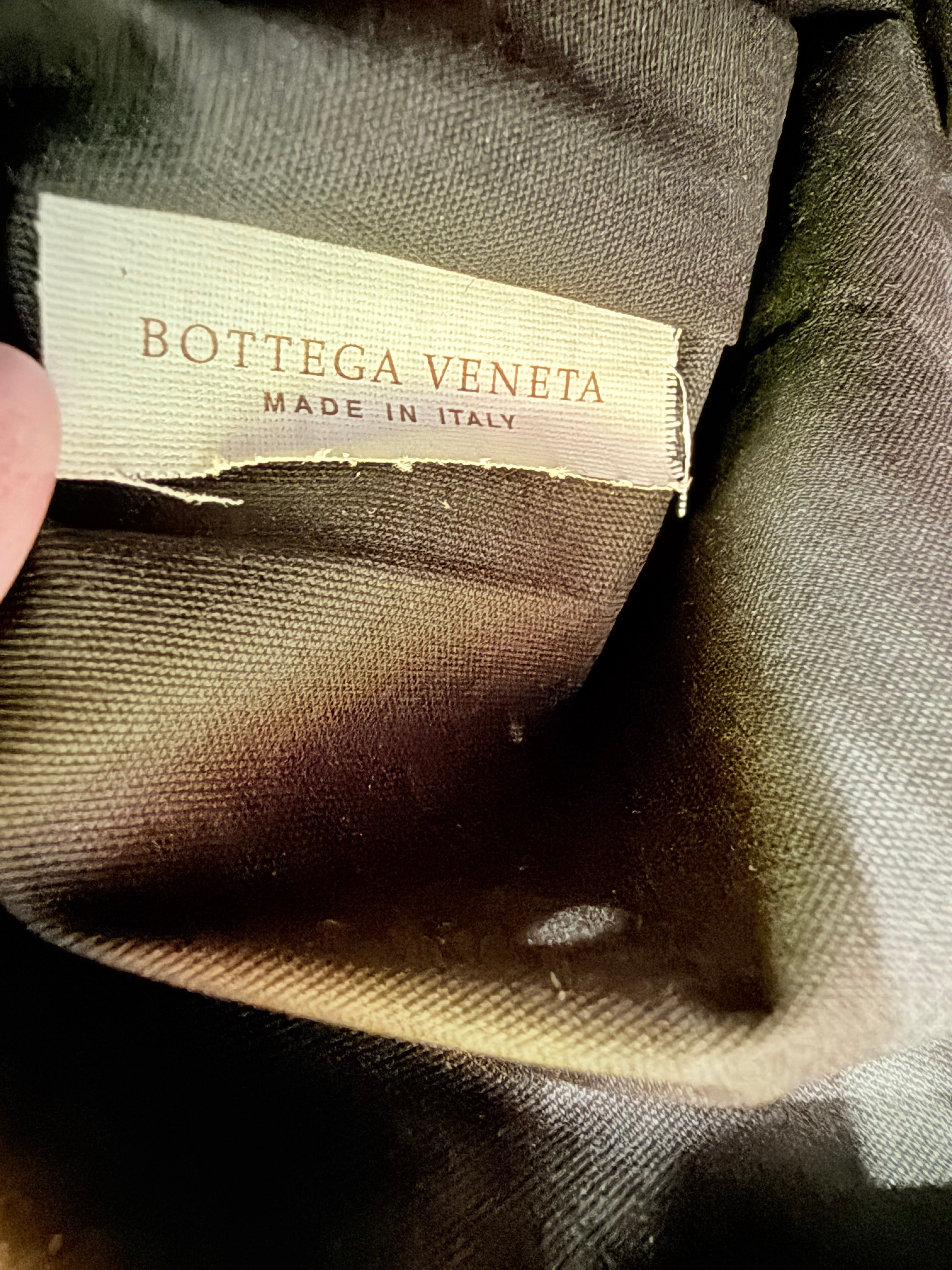 Bottega Veneta Black Intrecciato Clutch