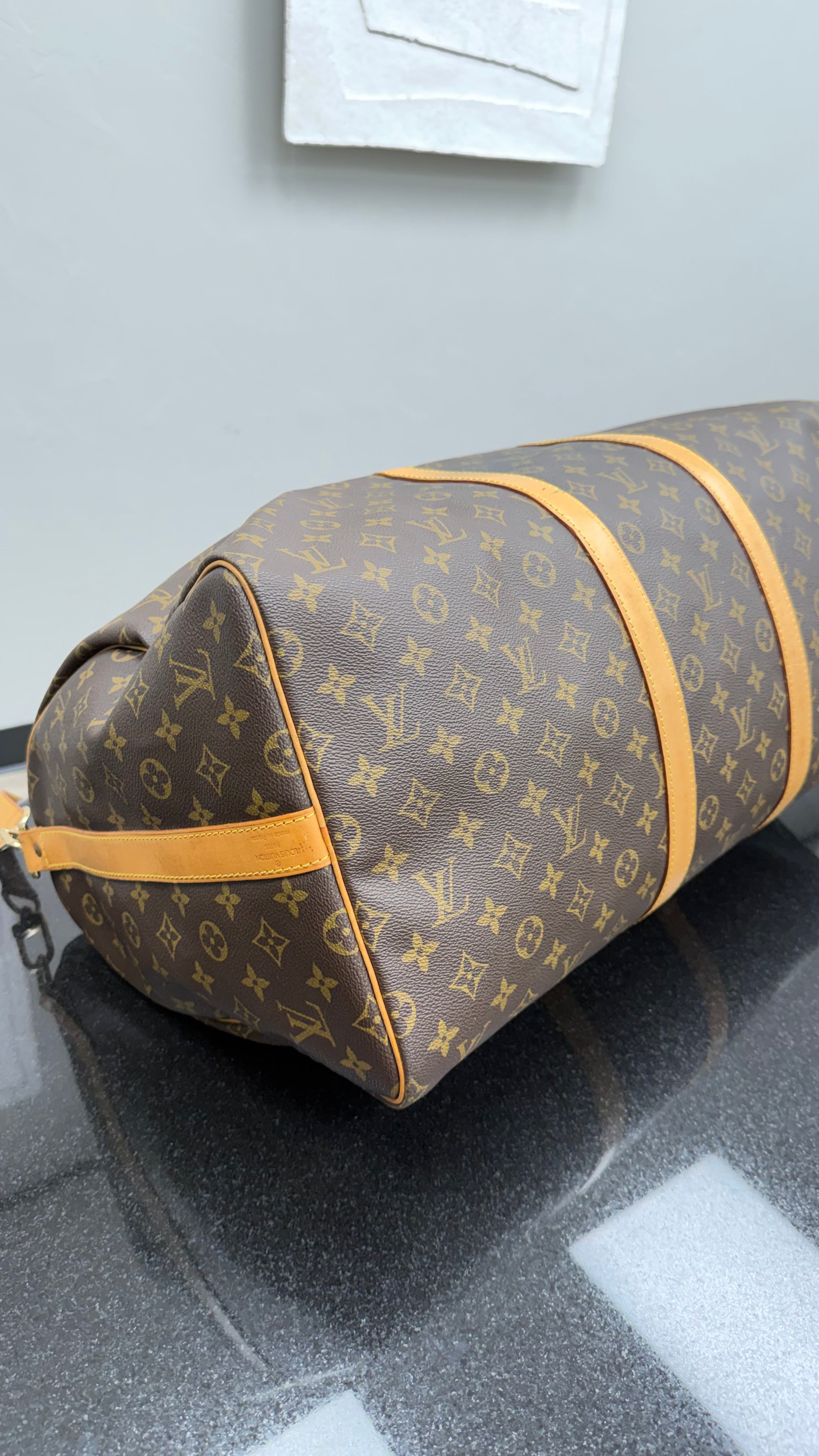 Louis Vuitton Monogram Keepall Bandouliere 55