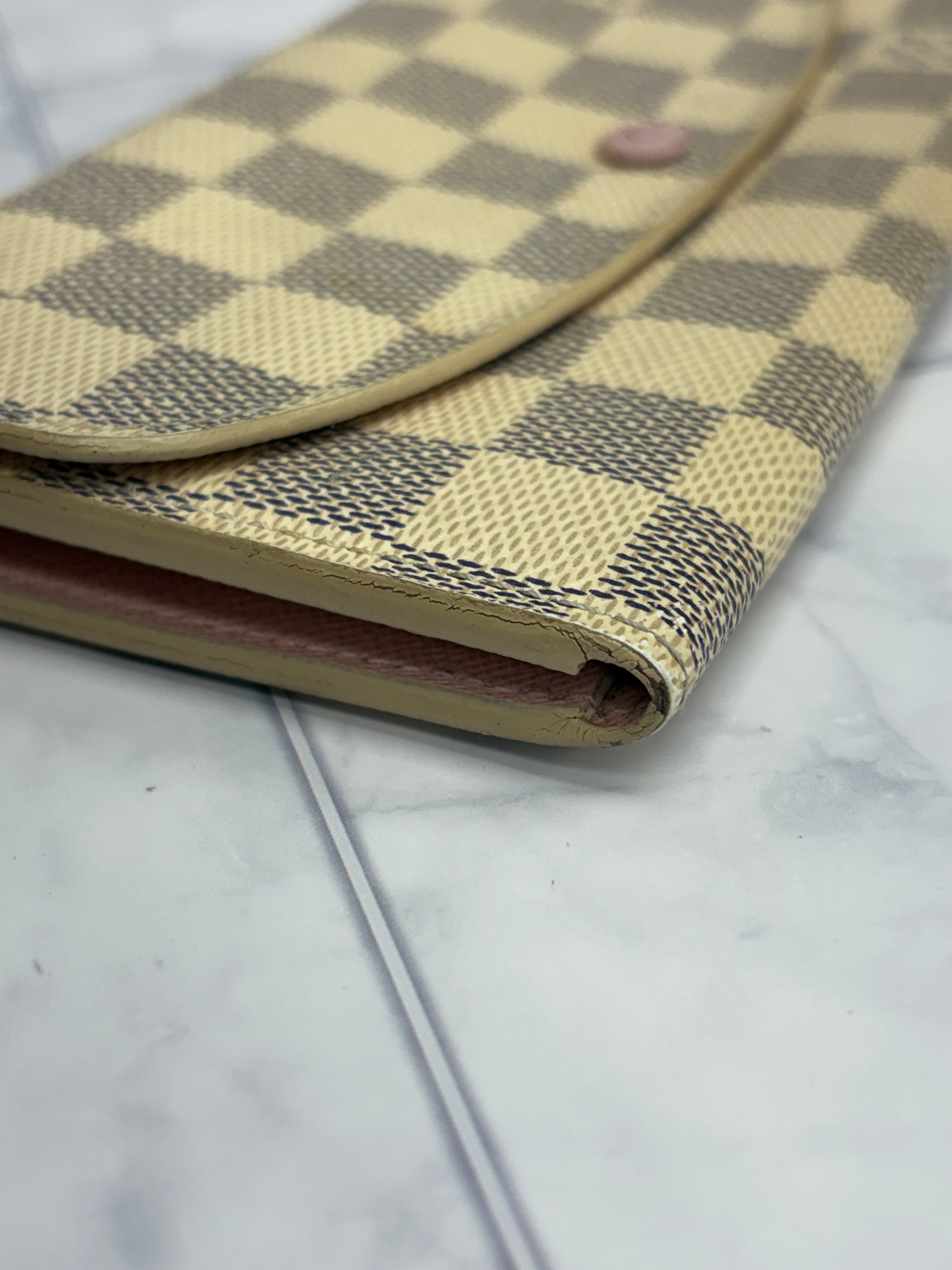Louis Vuitton Damier Azur & Ballerine Emilie Wallet