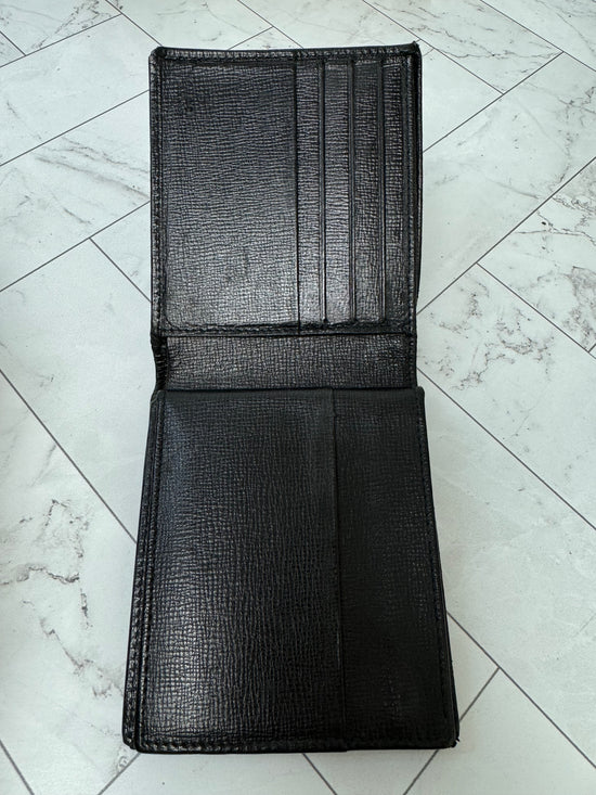 Gucci Black Leather Bifold Wallet