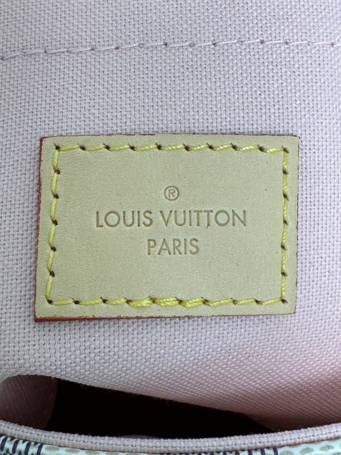 BRAND NEW Louis Vuitton Damier Azur & Ballerine Pink Croisette 2Way Bag