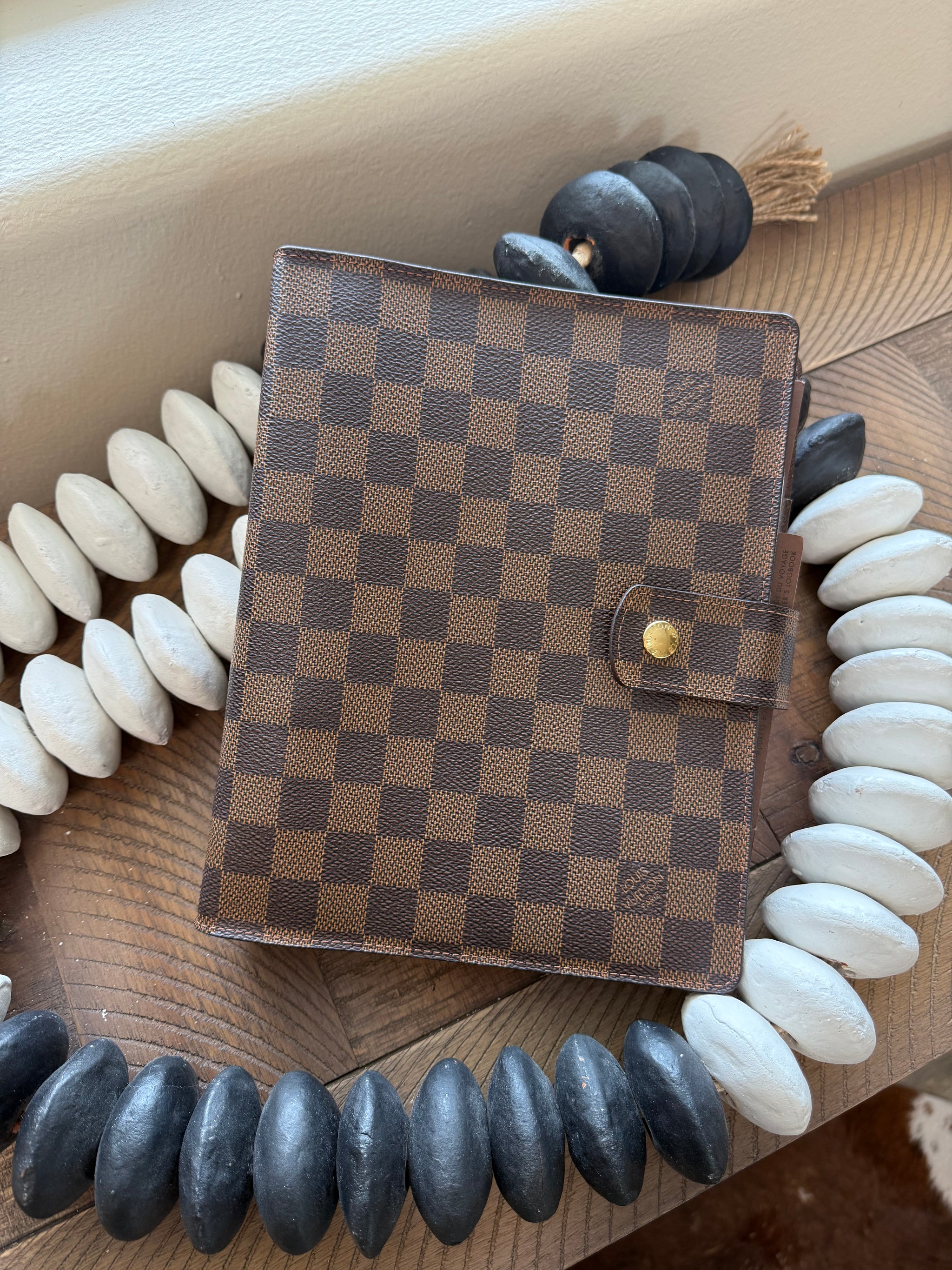 Louis Vuitton Damier Ebene Agenda GM