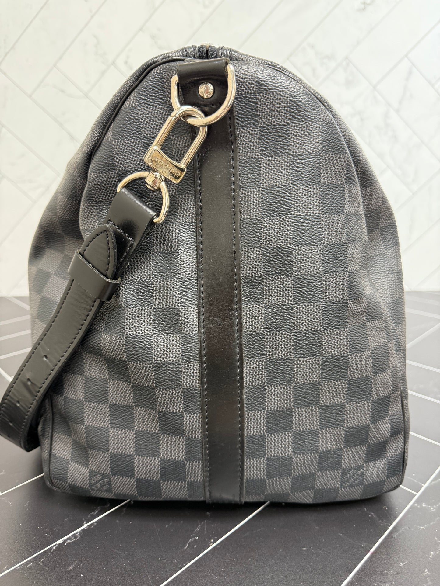 Louis Vuitton Damier Graphite  Keepall 55 Bandouliere