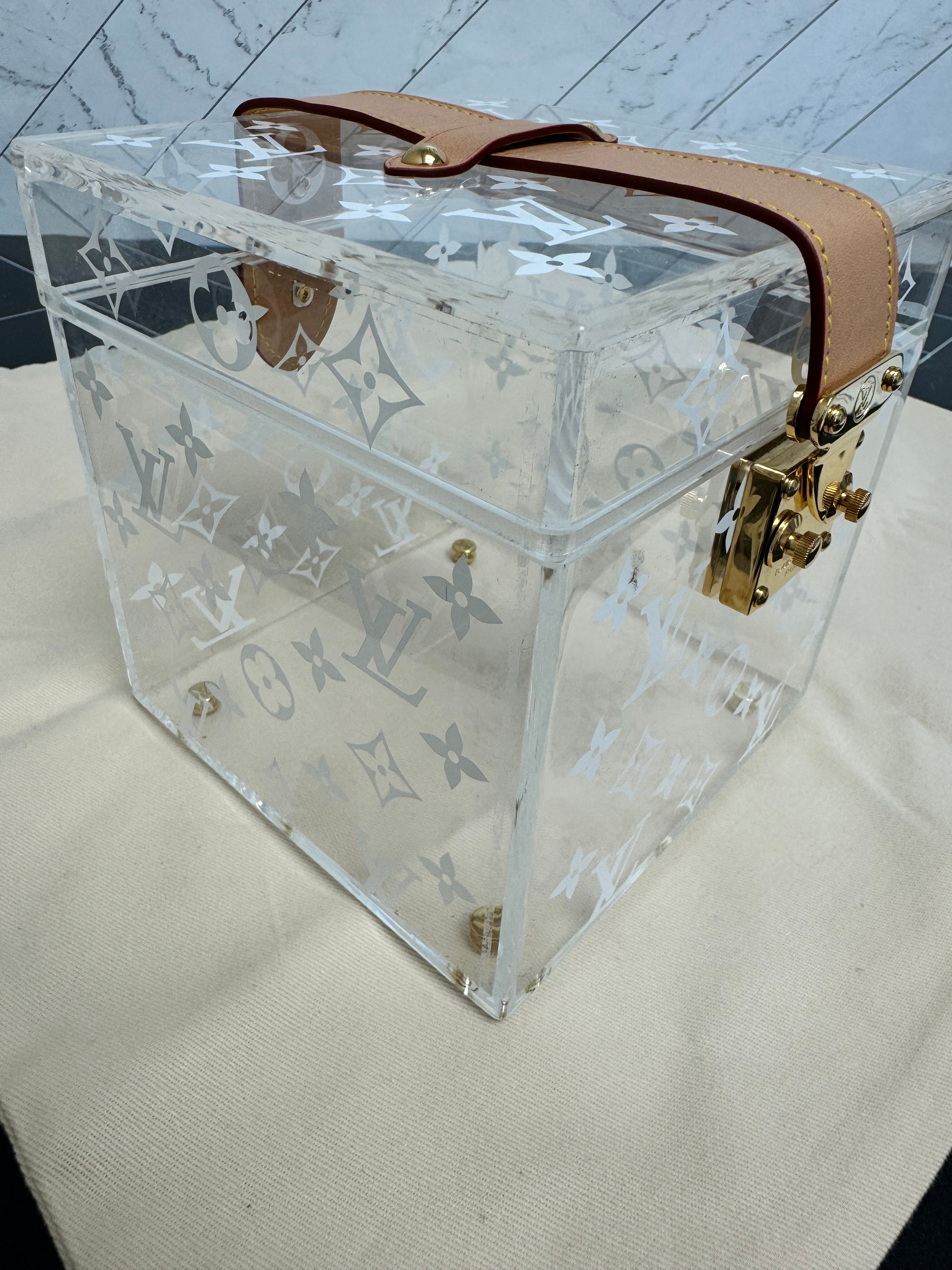 Louis Vuitton Scott Boite Monogram Clear Acrylic Case