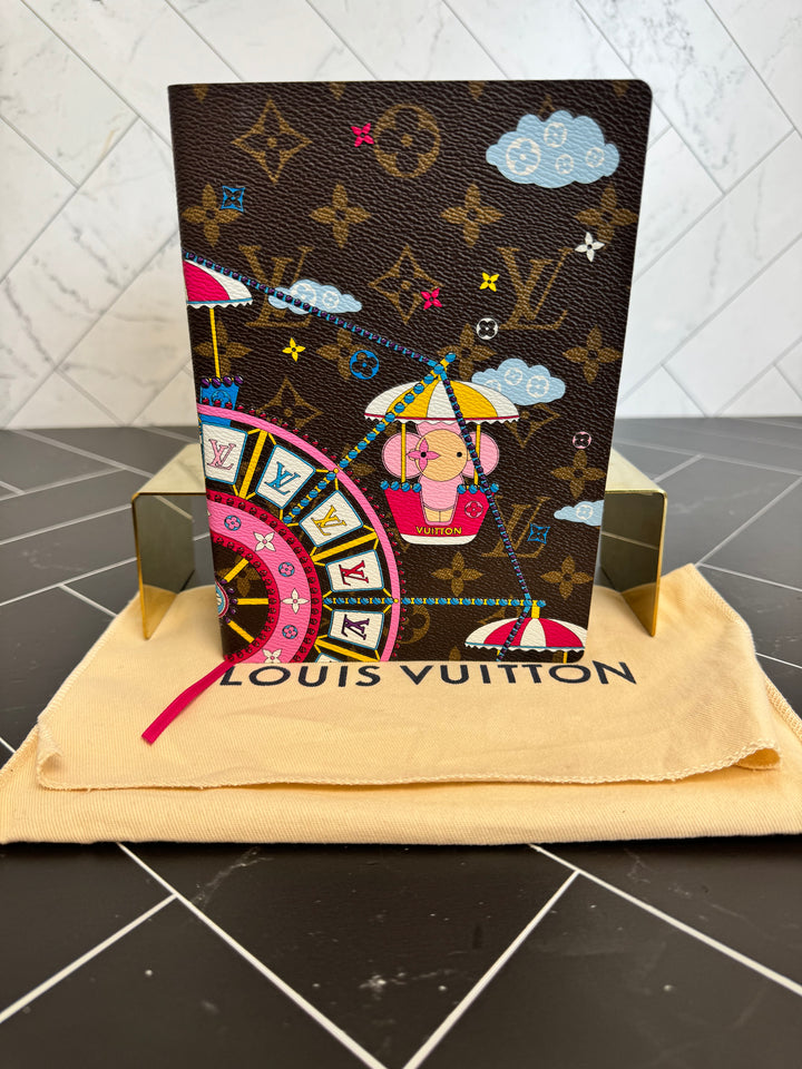 BRAND NEW Louis Vuitton Monogram Notebook Vivienne on Ferris Wheel