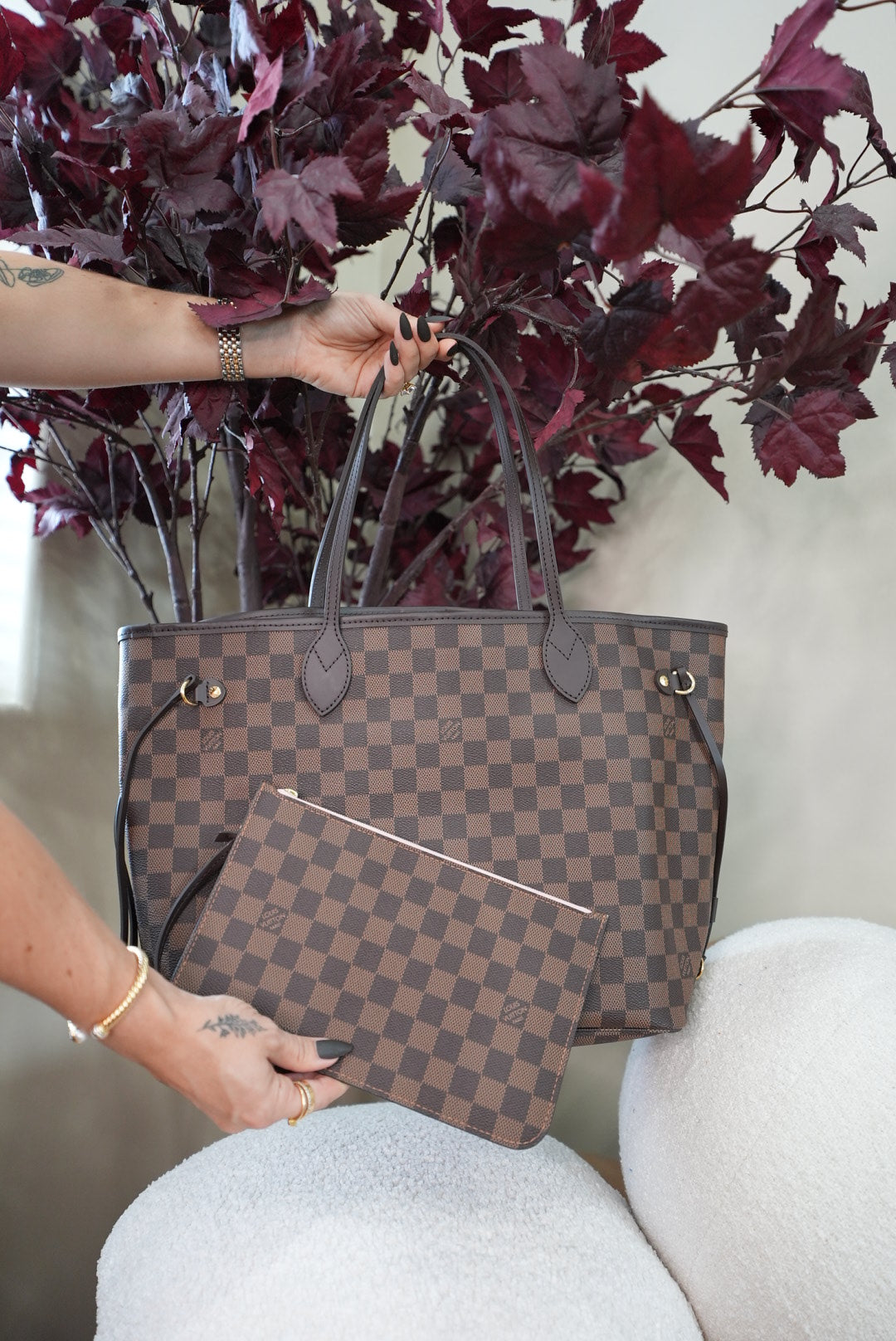 BRAND NEW- Louis Vuitton Damier Ebene Neverfull MM