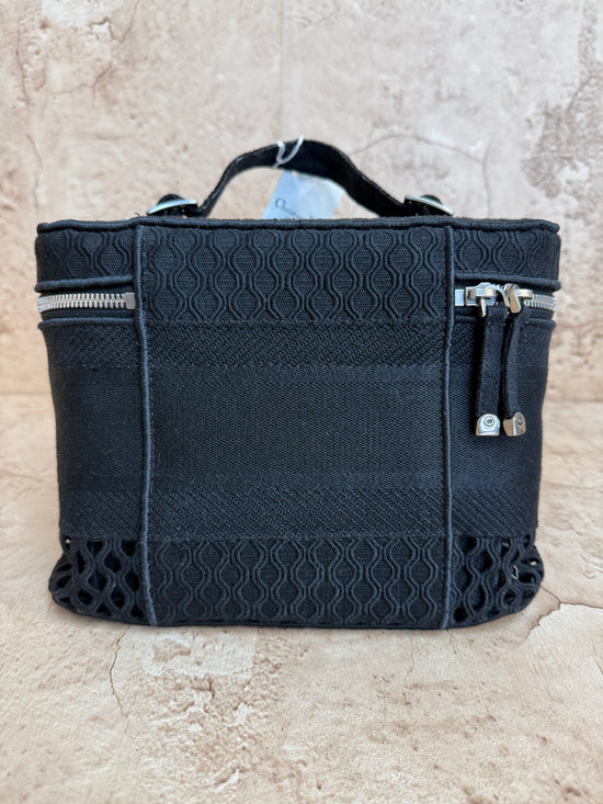 BRAND NEW- Christian Dior Black Canvas Vanity Case