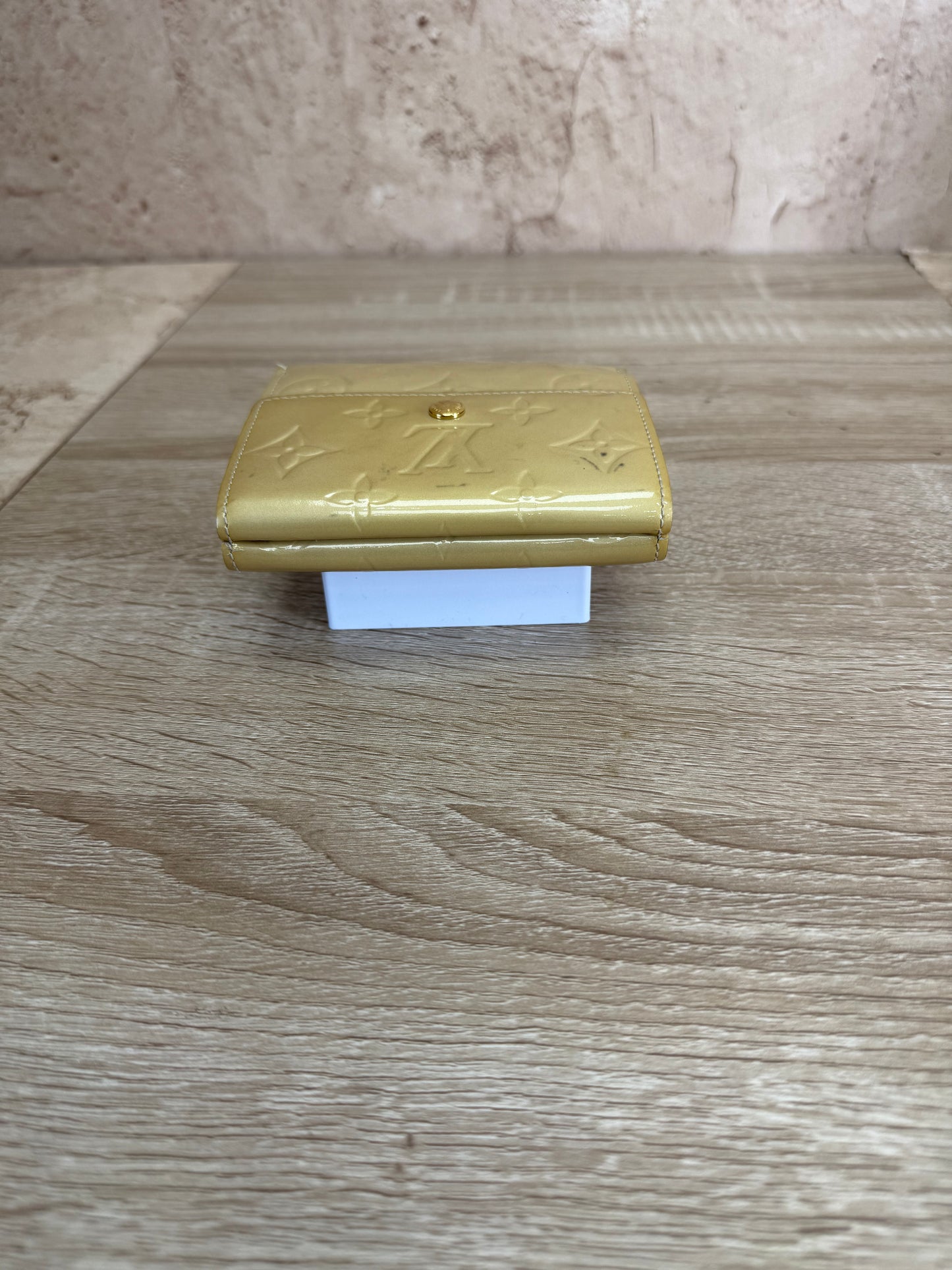 Louis Vuitton Monogram Gold Vernis Compact Wallet