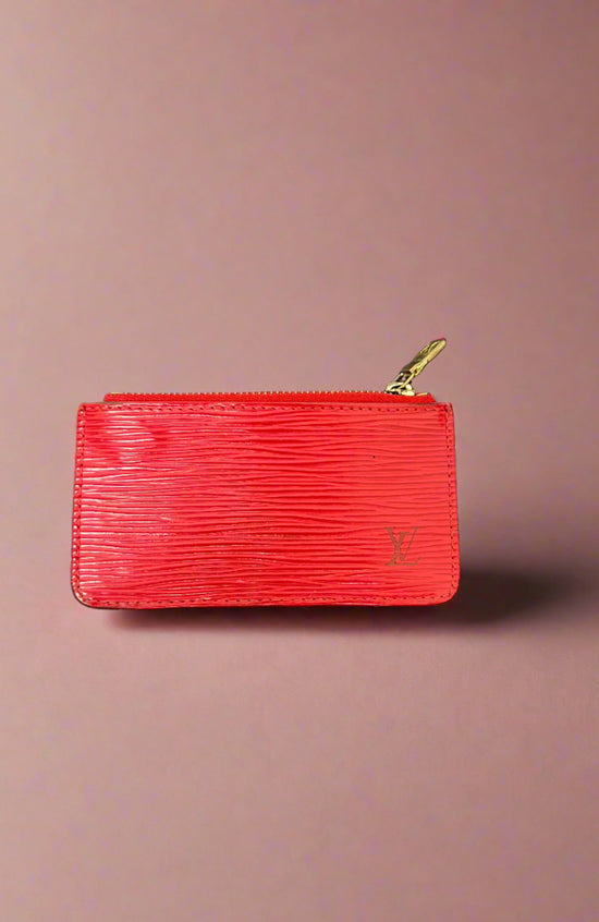 Louis Vuitton Red Epi Key Cles