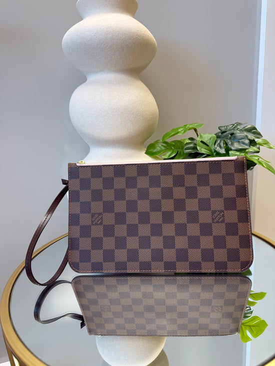 BRAND NEW- Louis Vuitton Damier Ebene Neverfull Pouch