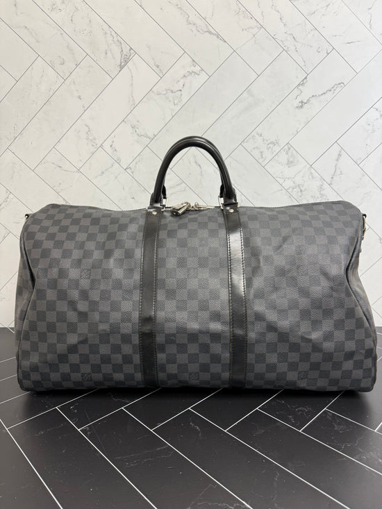 Louis Vuitton Damier Graphite  Keepall 55 Bandouliere