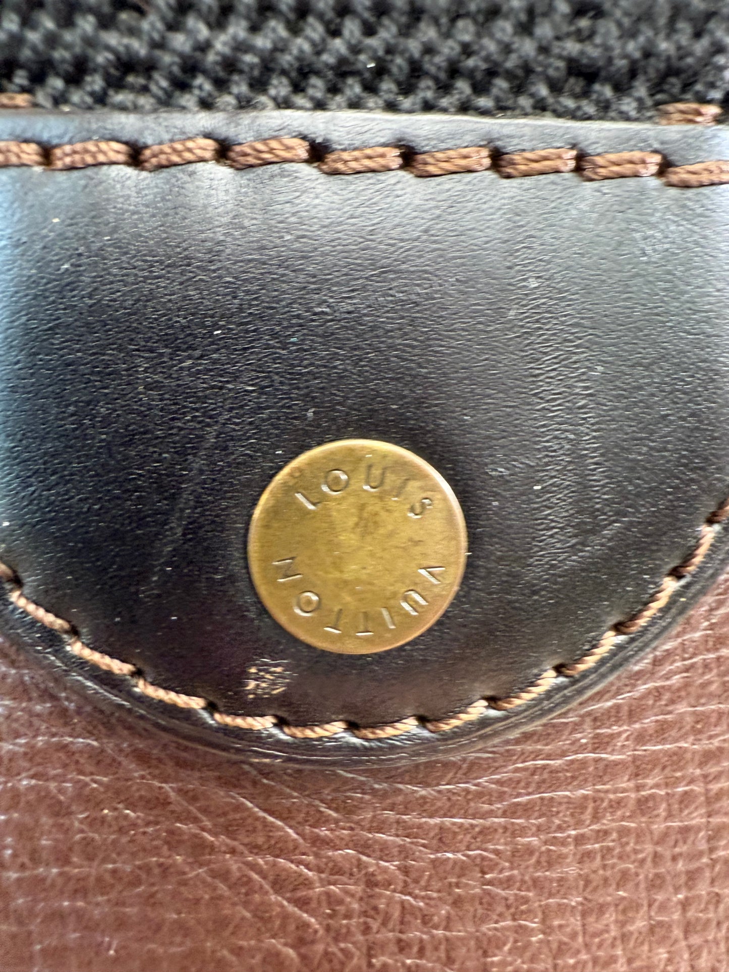 Louis Vuitton Brown Leather Utah Mohican Tote Bag