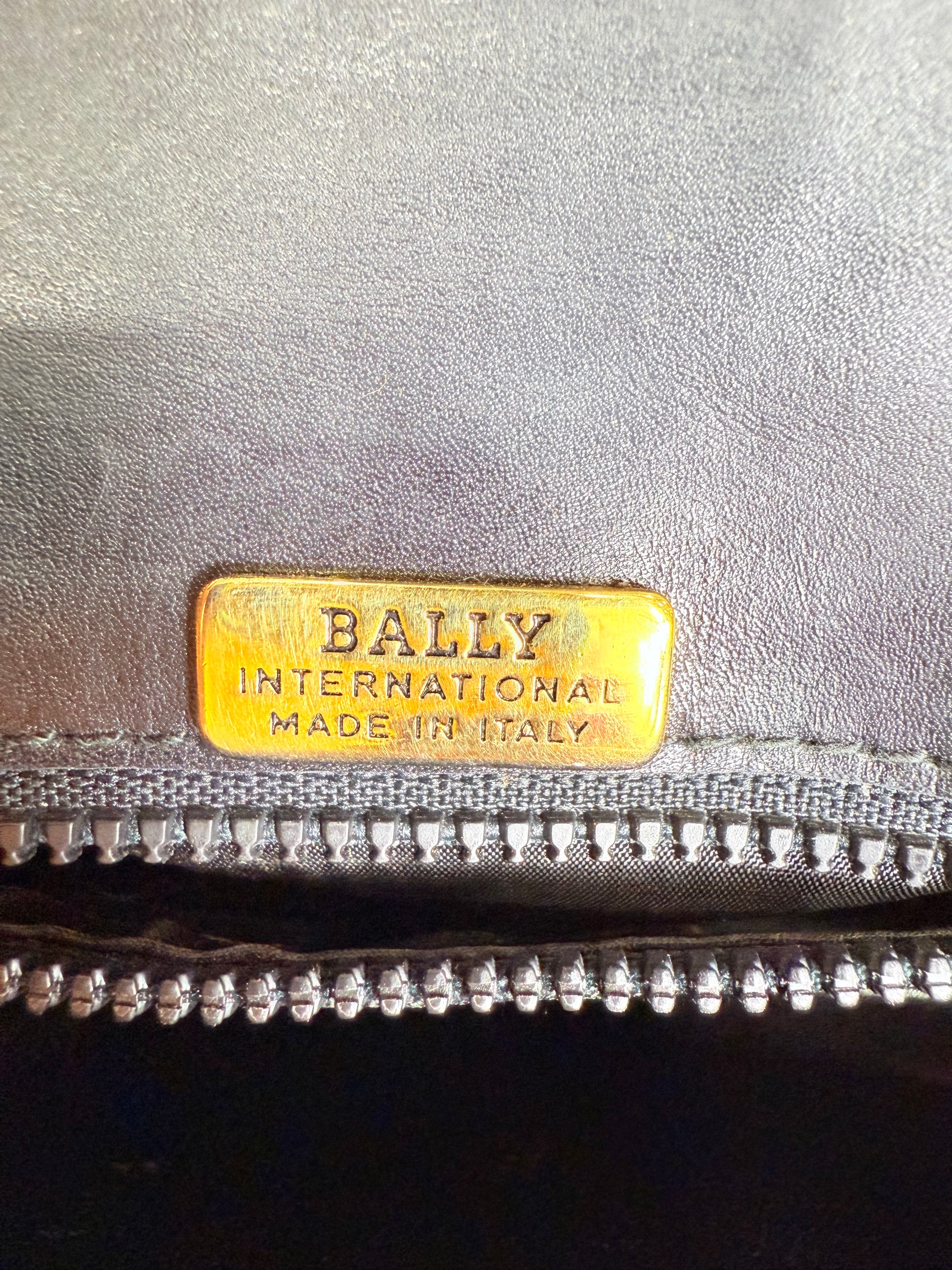 Bally Black Leather Shoulder Bag