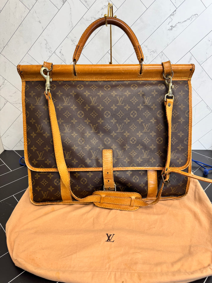 Louis Vuitton Vintage Monogram Sac Kleber 2 way Travel Bag