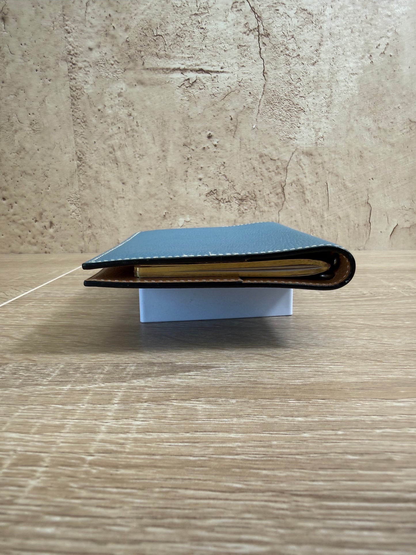 Hermes Blue Leather Agenda Cover