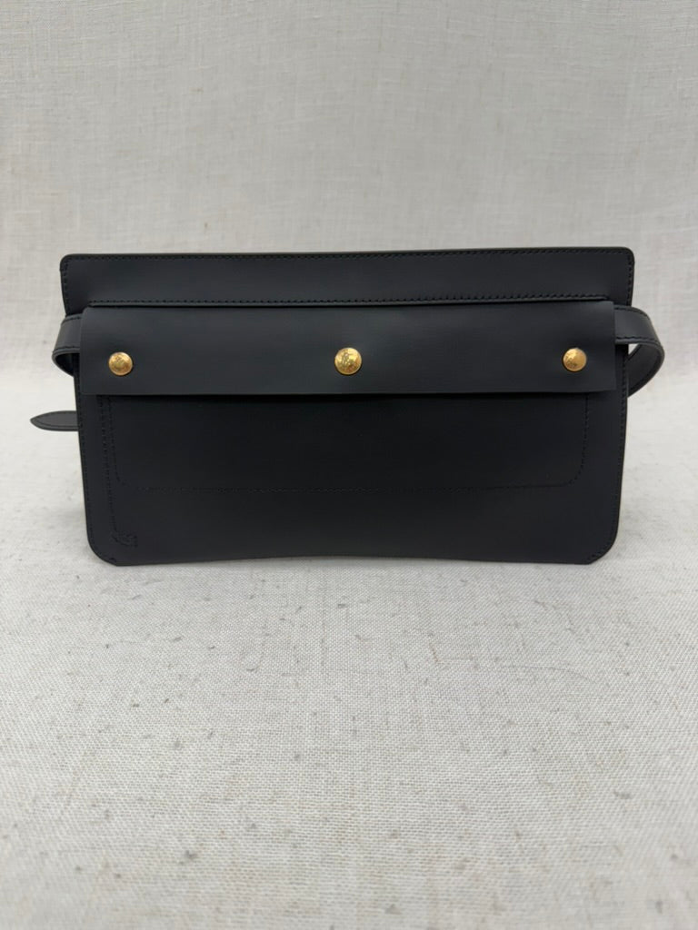 BRAND NEW- Burberry Black Leather Slim Belt Bag