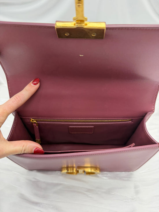 Christian Dior Dark Mauve 30 Montaigne Shoulder Bag