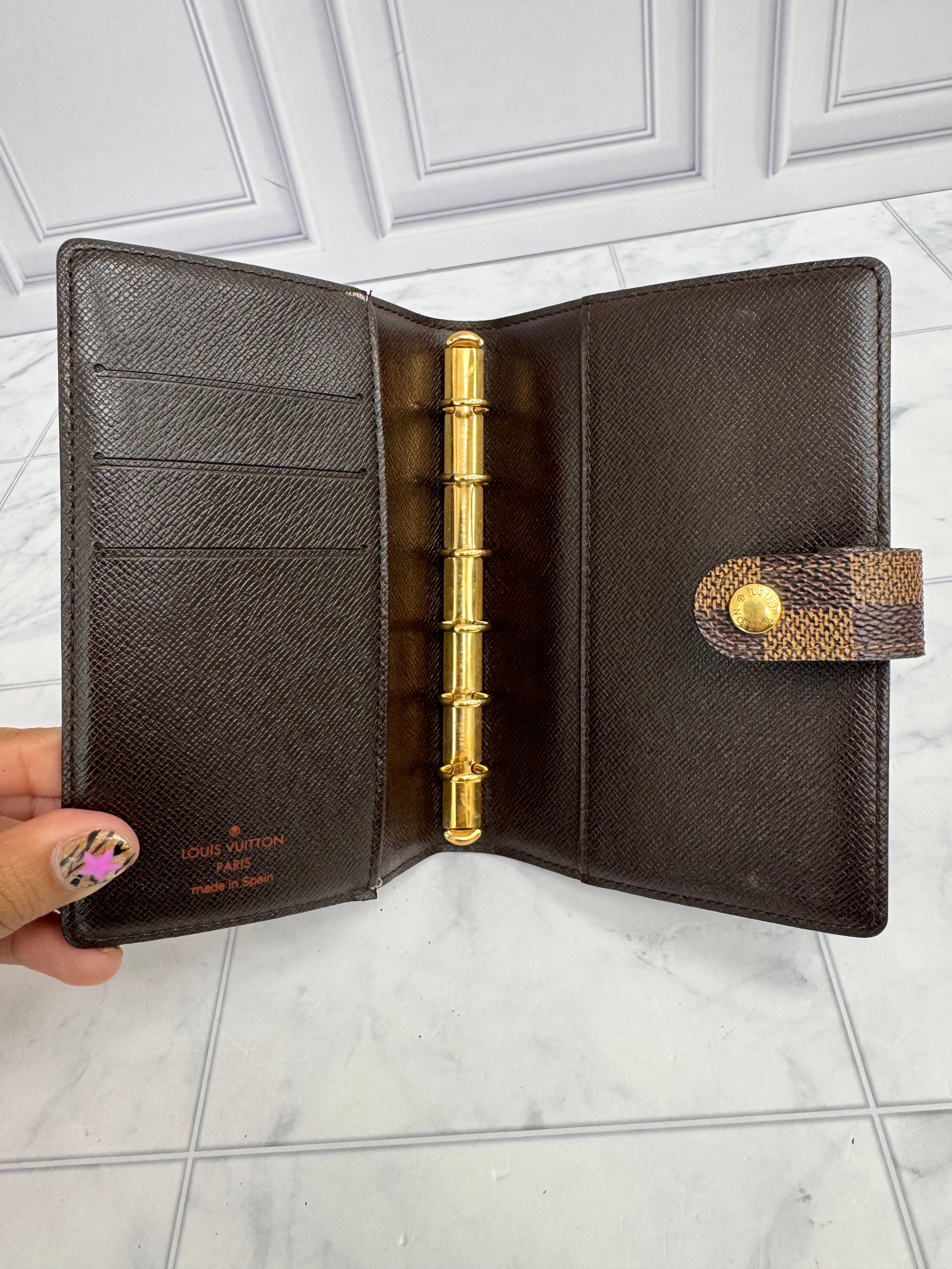 Louis Vuitton Damier Ebene Agenda PM
