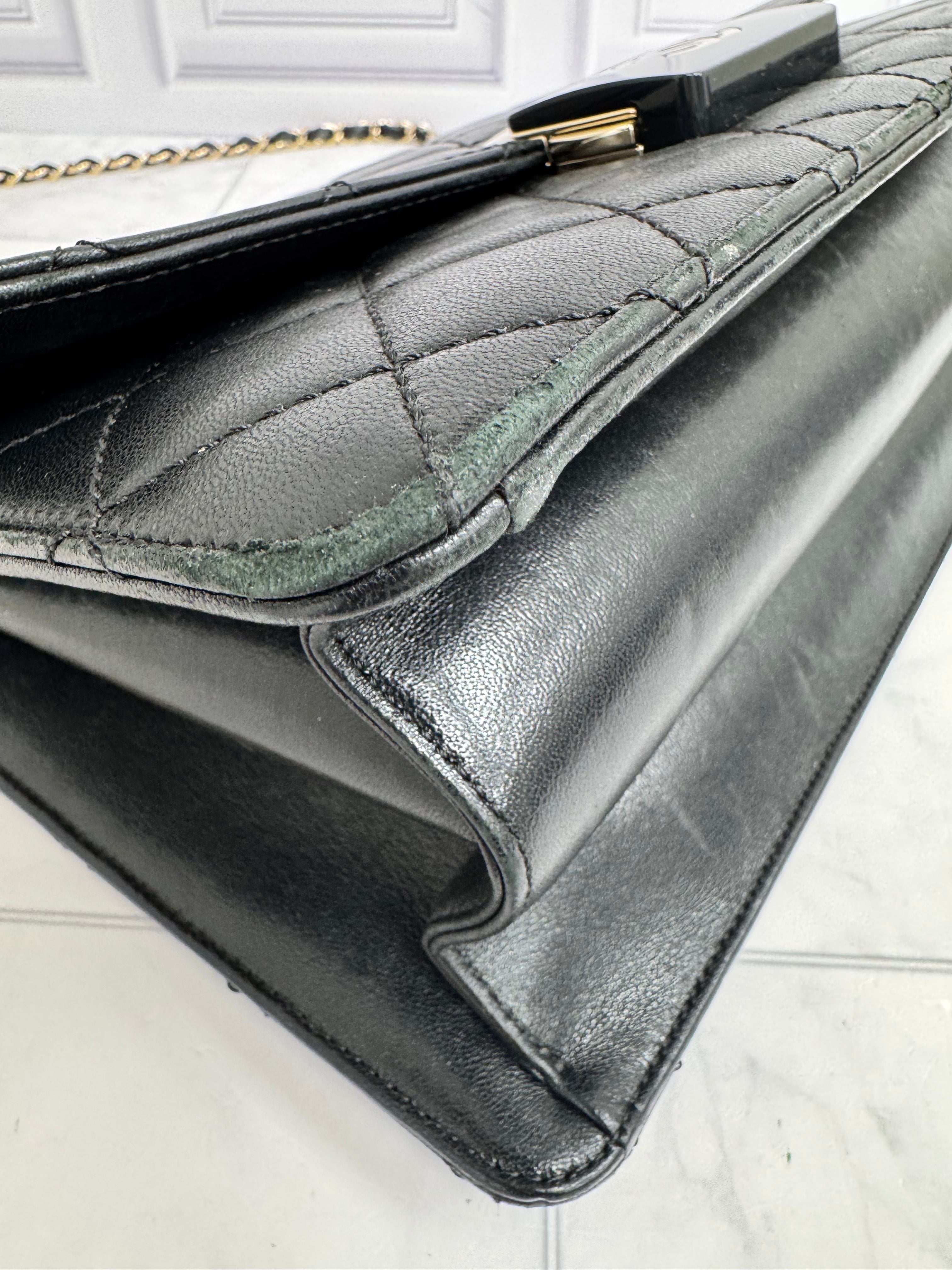 Chanel Black Quilted Leather Medium Beauty Lock Flap Bag