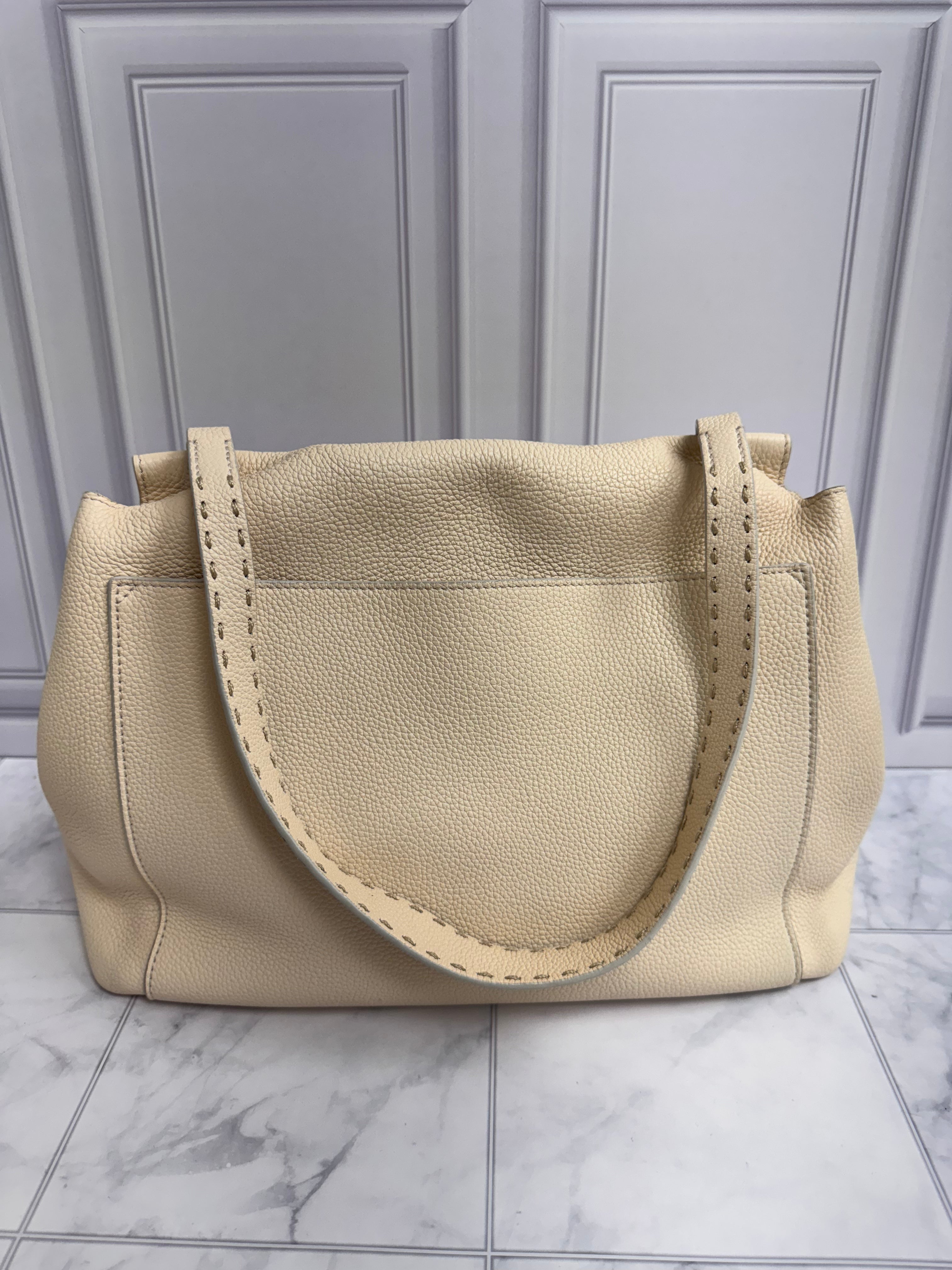 *DONS PRE DROP* The Row Cream Grained Leather Hobo Bag