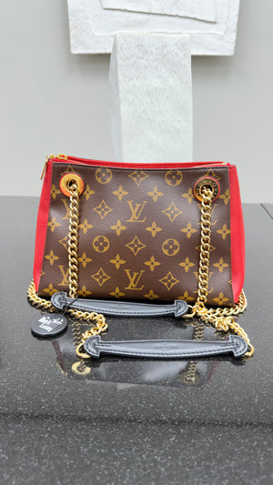 *DONS DROP* Louis Vuitton Monogram & Red Surene BB Shoulder Bag
