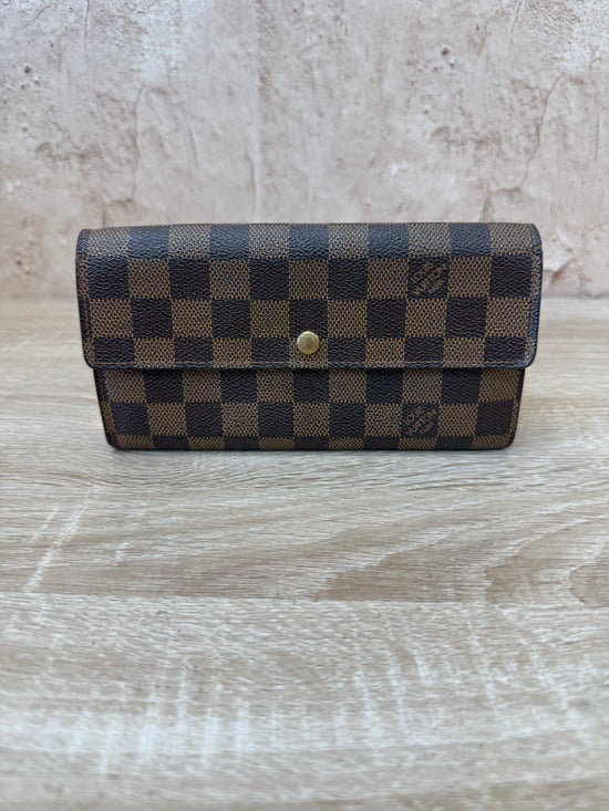 Louis Vuitton Damier Ebene Sarah Wallet