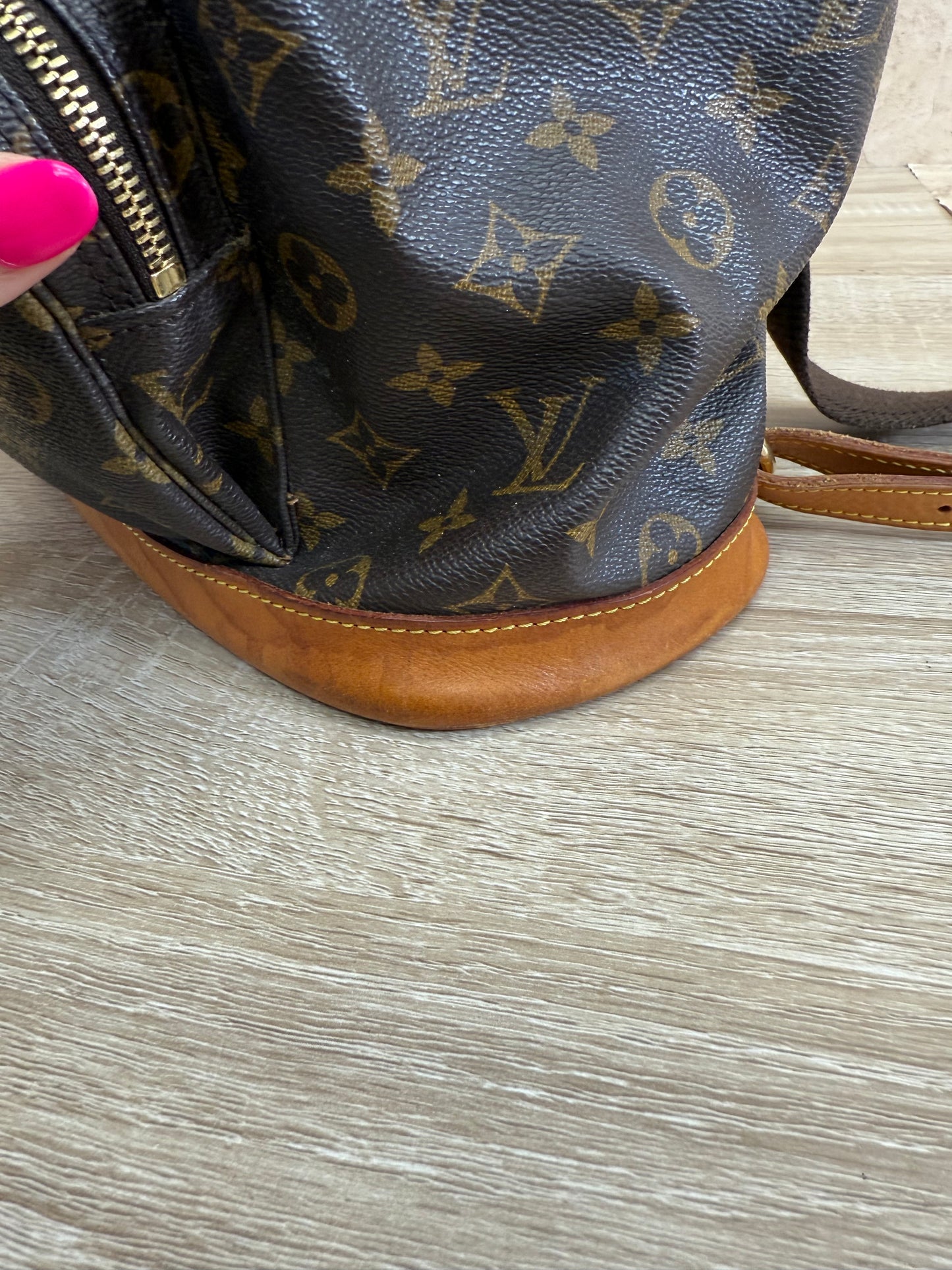 Louis Vuitton Brown Monogram Montsouris Drawstring Backpack GM