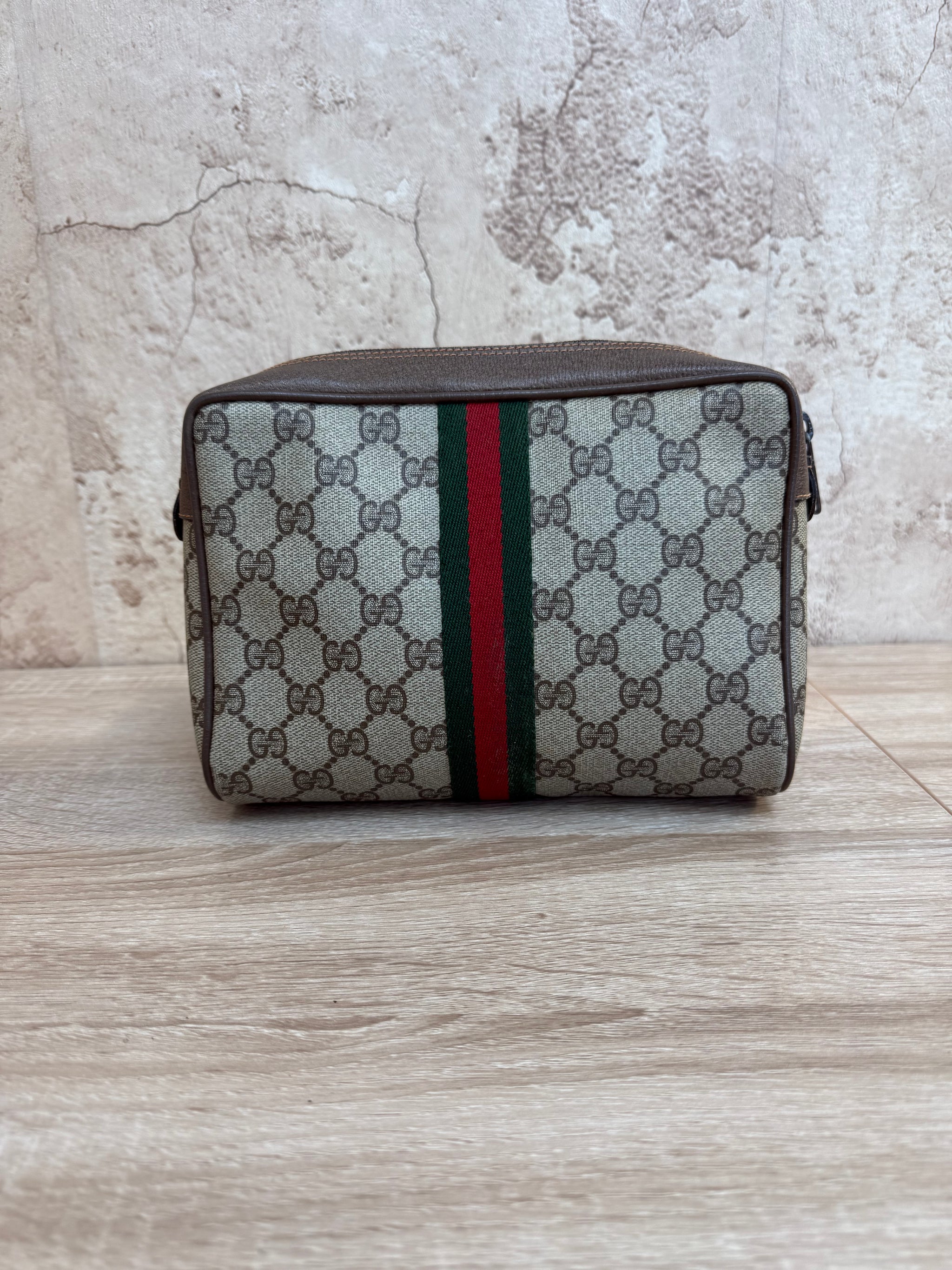 Gucci Coated Canvas Toiletries Pouch