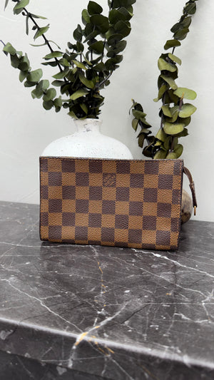 Louis Vuitton Damier Ebene Bucket Pouch