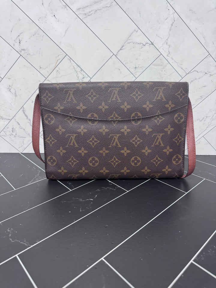 Louis Vuitton Vintage Monogram Clutch Shoulder Bag