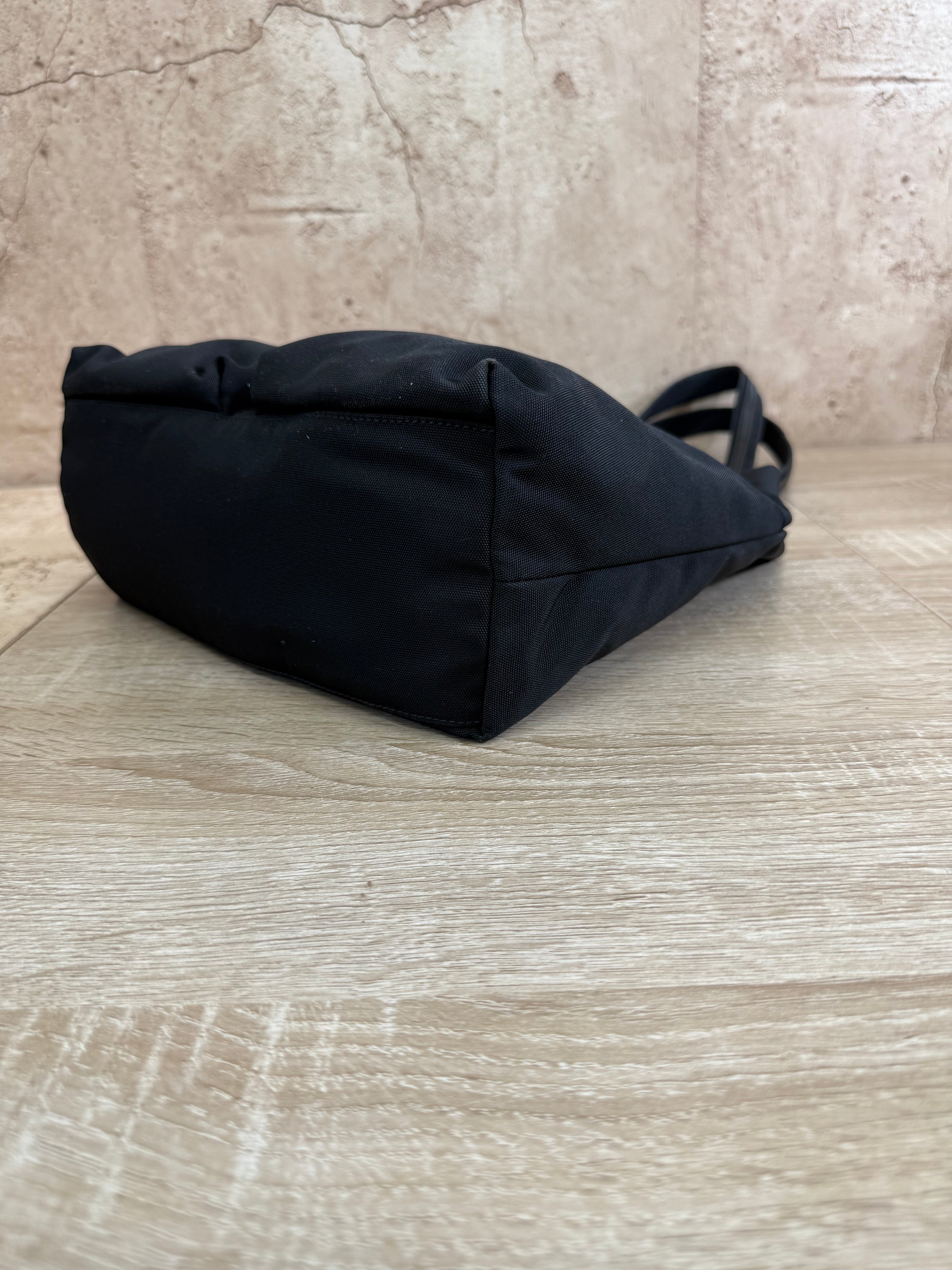 Gucci Black Canvas Tote Bag