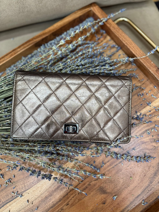 Chanel Bronze Reissue Lambskin Wallet