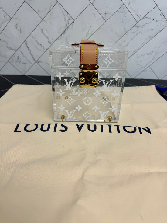 Louis Vuitton Scott Boite Monogram Clear Acrylic Case