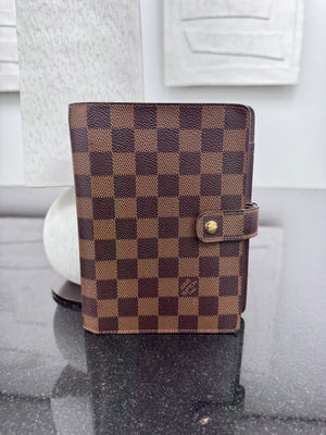 Louis Vuitton Damier Ebene Agenda MM
