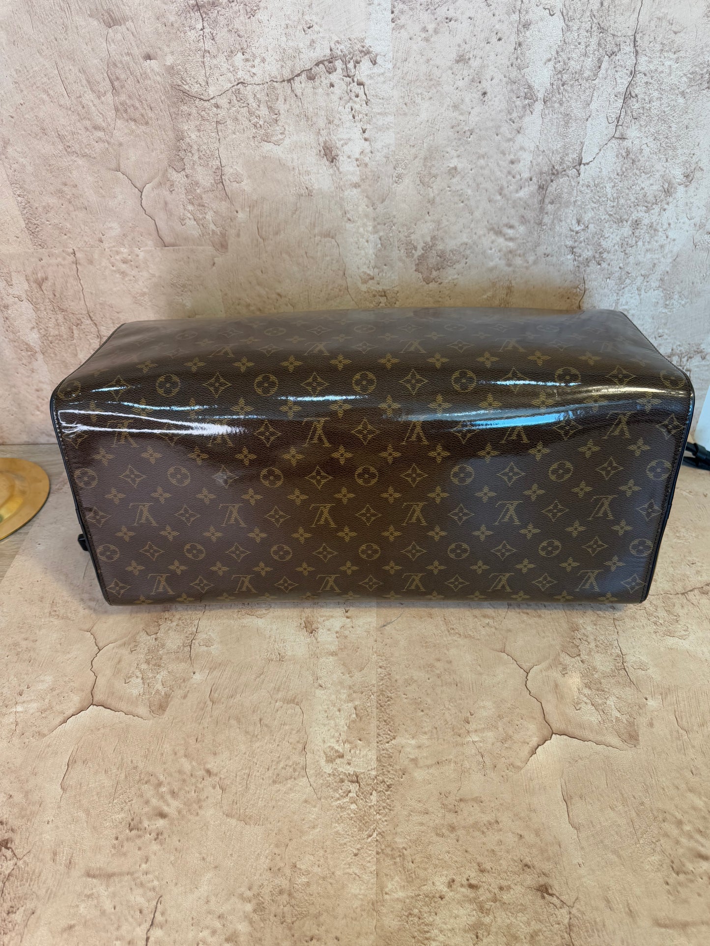 LIKE NEW- Louis Vuitton Limited Edition Monogram Glaze Canvas Keepall Bandouliere 50