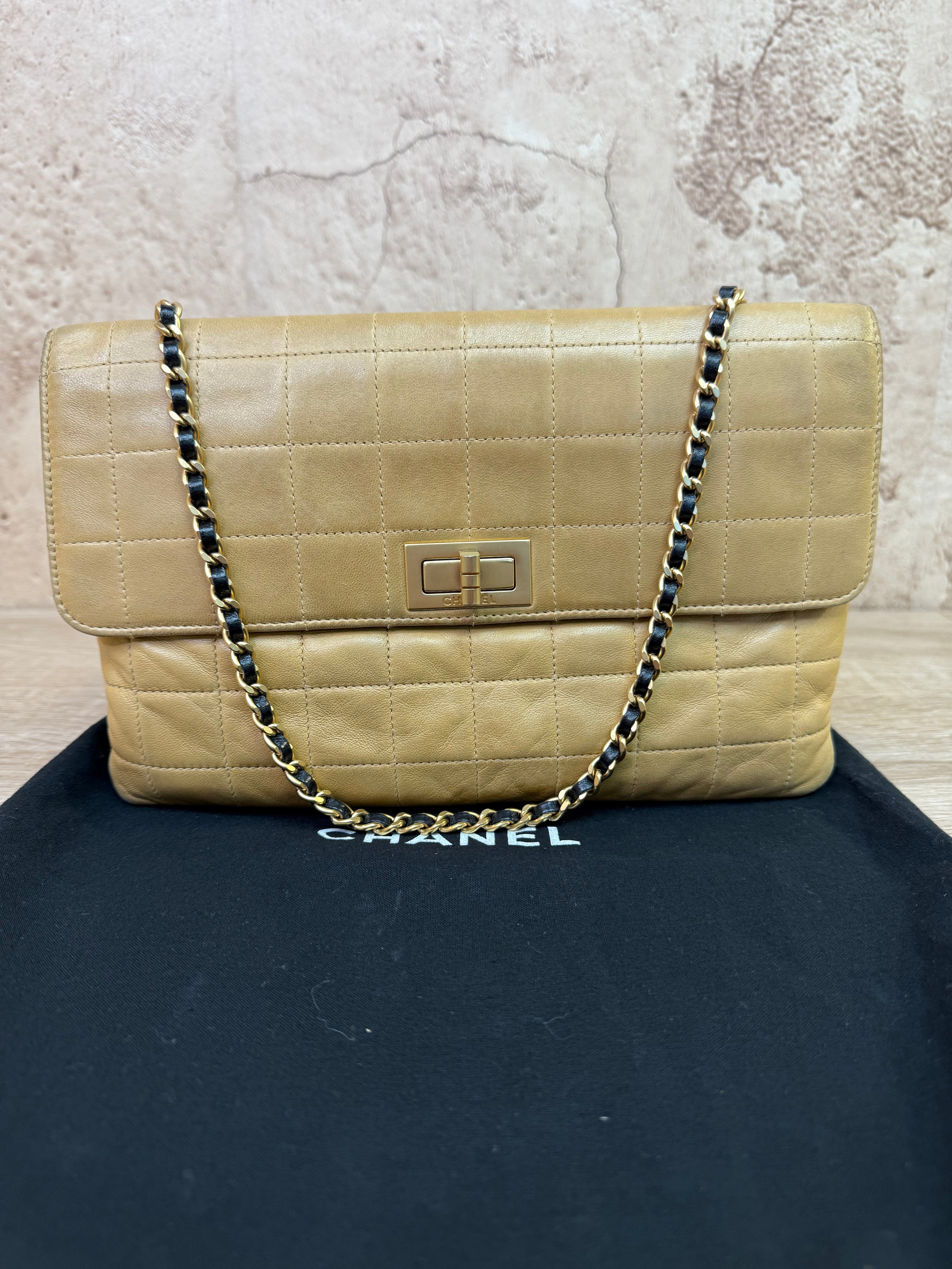 Chanel Double Sided Lambskin Shoulder Bag