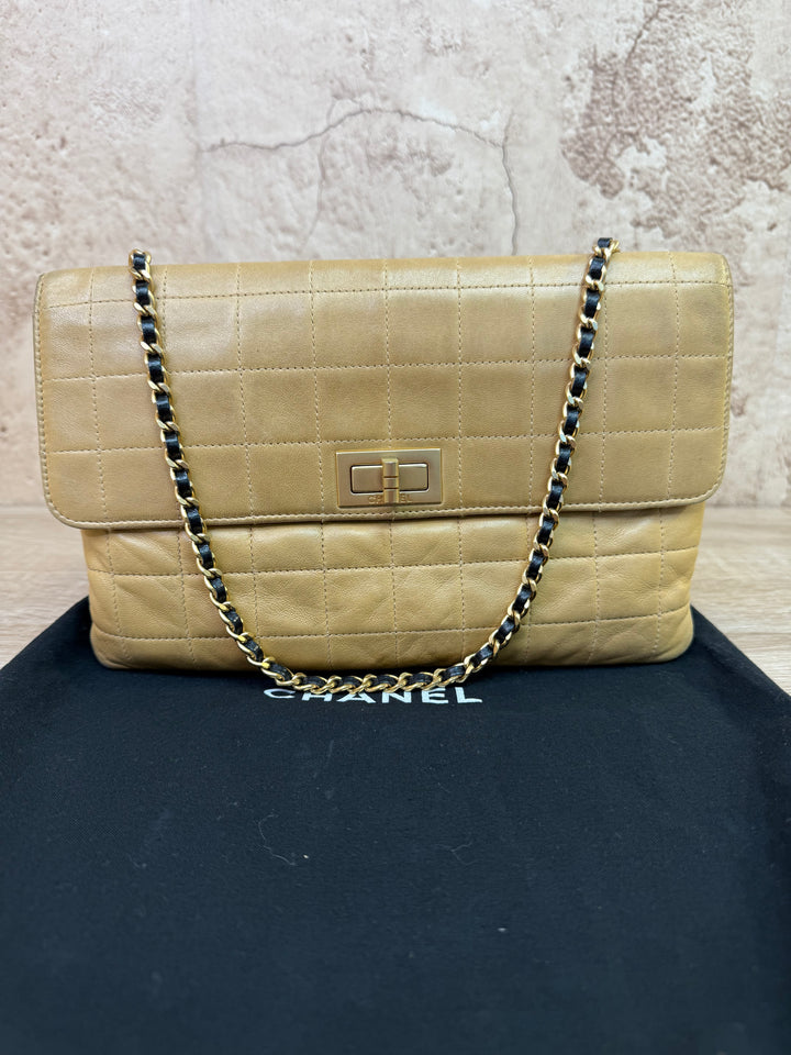 Chanel Double Sided Lambskin Shoulder Bag