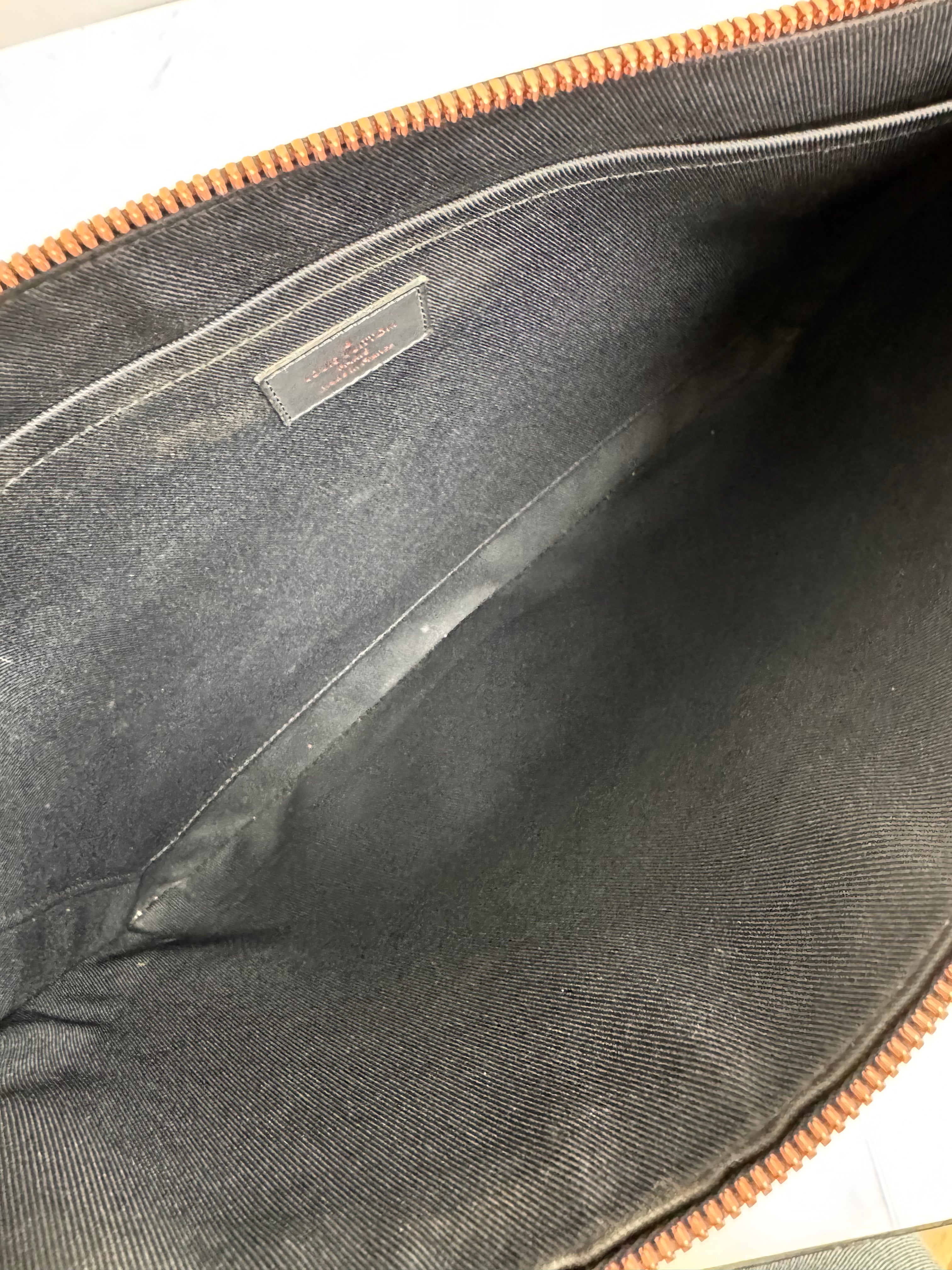 Louis Vuitton Navy Blue Monogram Upside Down Pochette Apollo GM