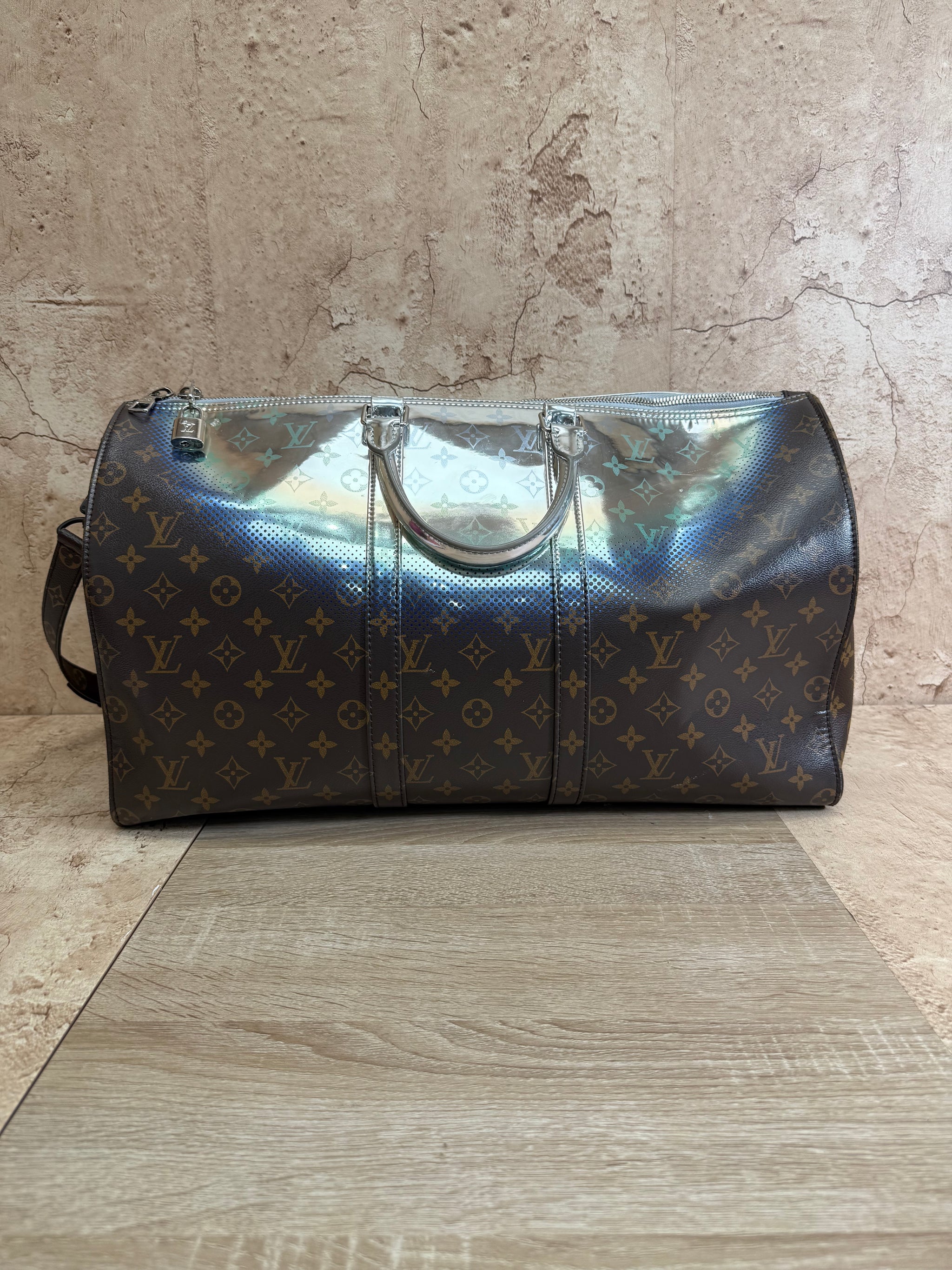 Louis Vuitton Monogram Nebula Bandouliere Keepall 50