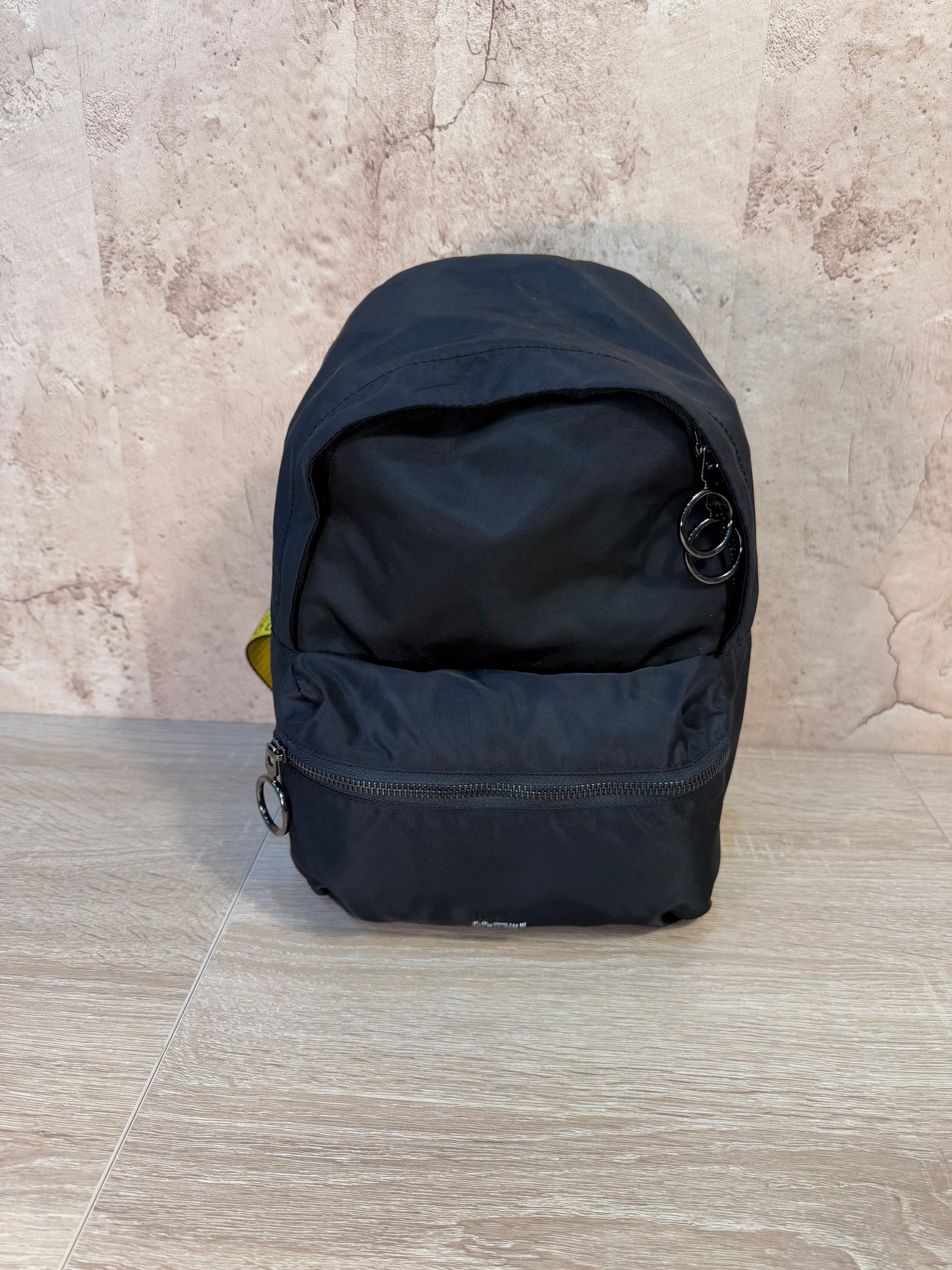 Off White Black Nylon Backpack