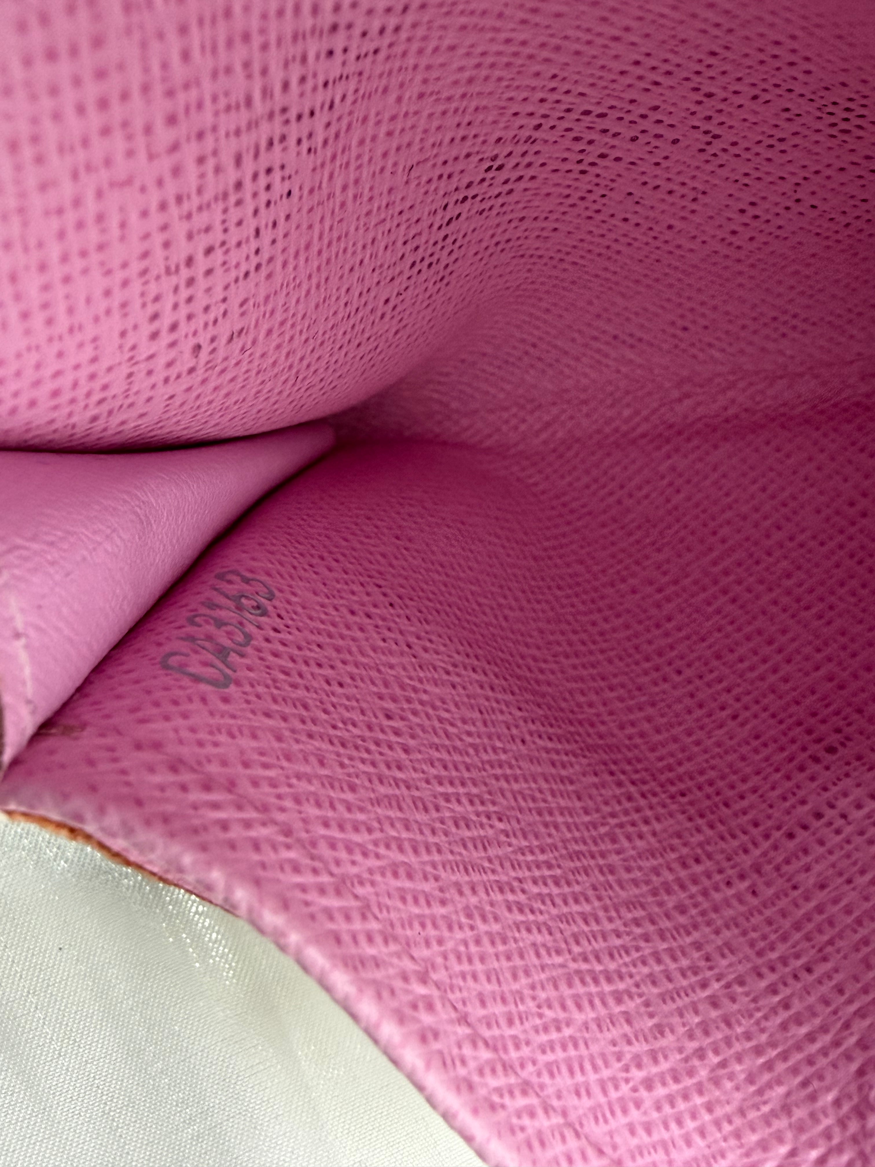 Louis Vuitton White Multicolore & Pink Monogram  Card Case