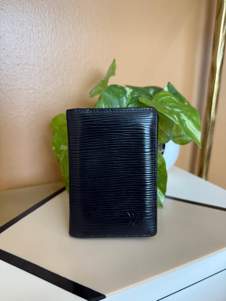 Louis Vuitton Black Epi Pocket Organizer