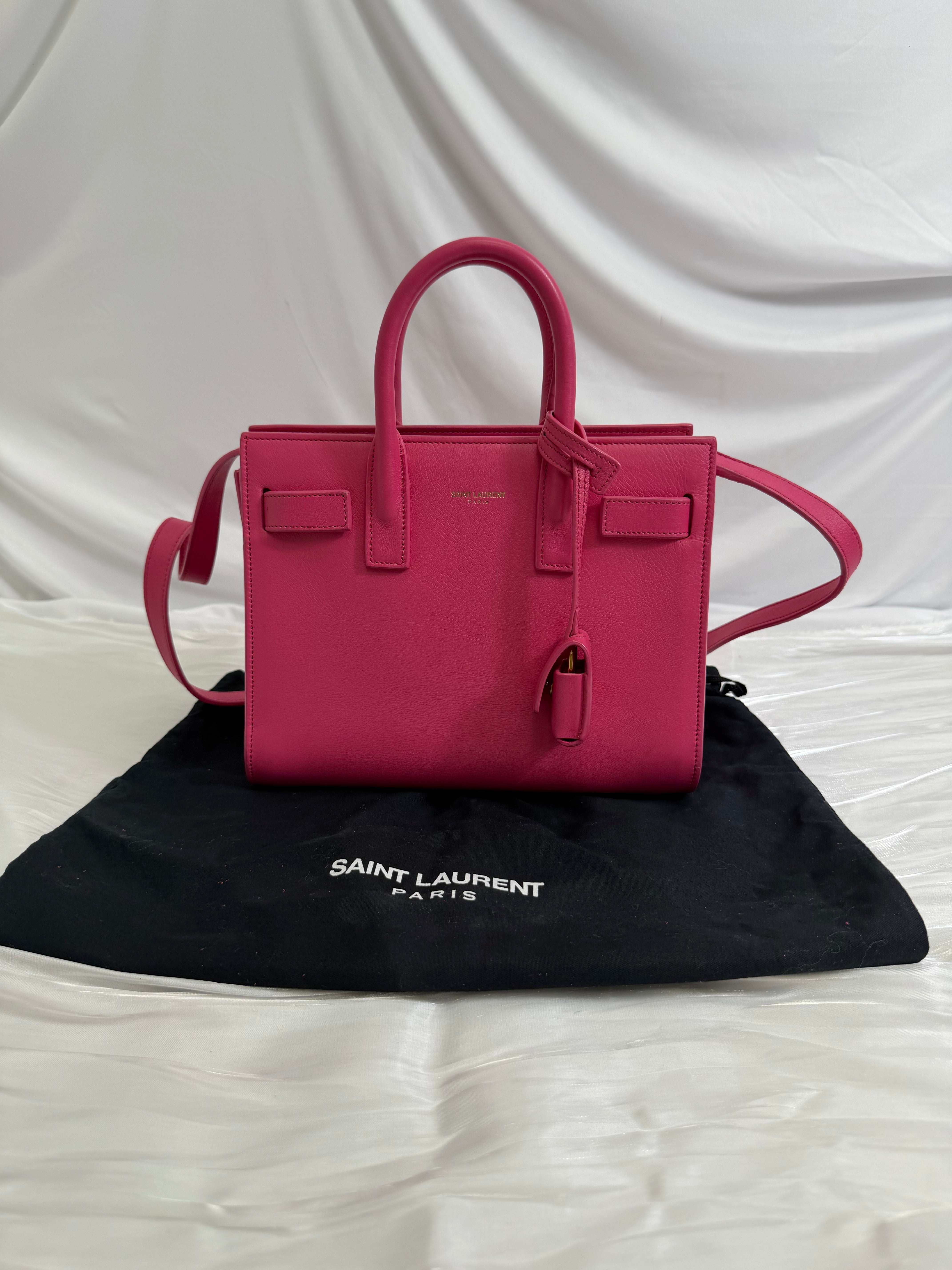 Saint Laurent YSL Nano Sac De Jour Bag