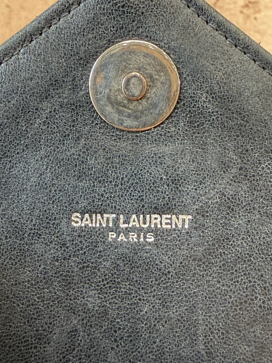 Saint Laurent YSL Black Leather Shoulder Bag