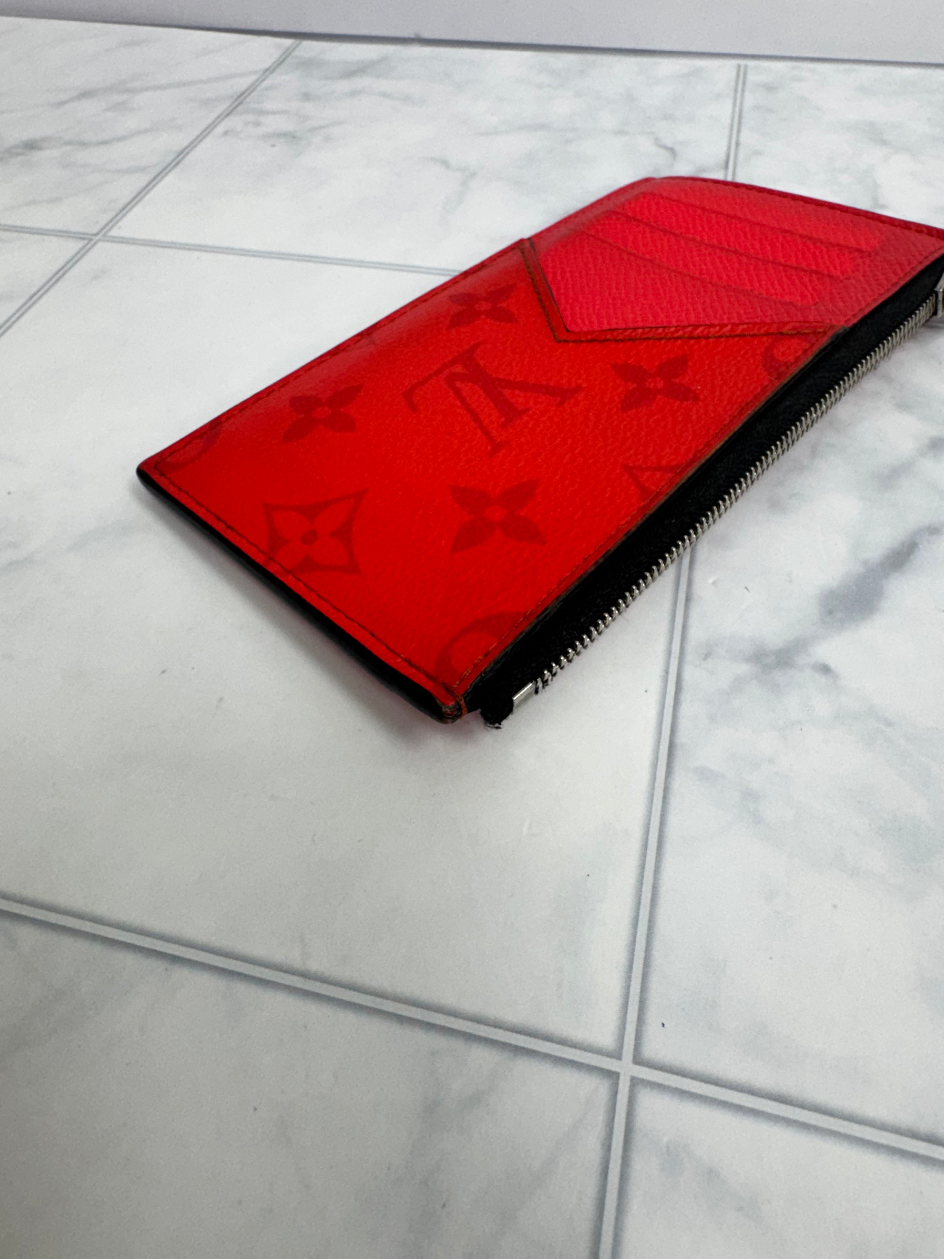 Louis Vuitton Red Monogram Card Holder