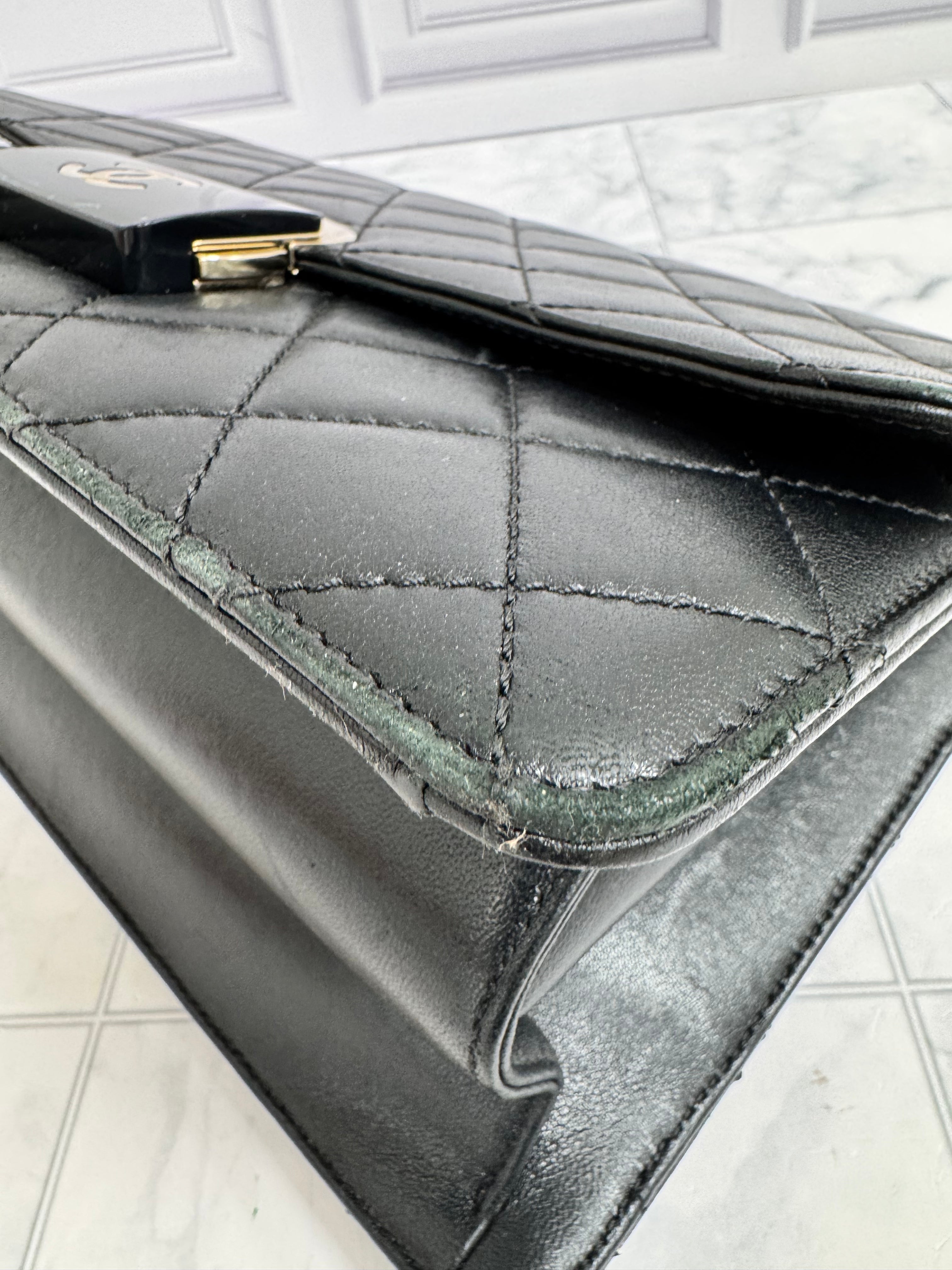 Chanel Black Quilted Leather Medium Beauty Lock Flap Bag