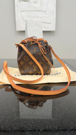 *DONS DROP* Louis Vuitton Monogram Nano Noe Bucket Shoulder Bag