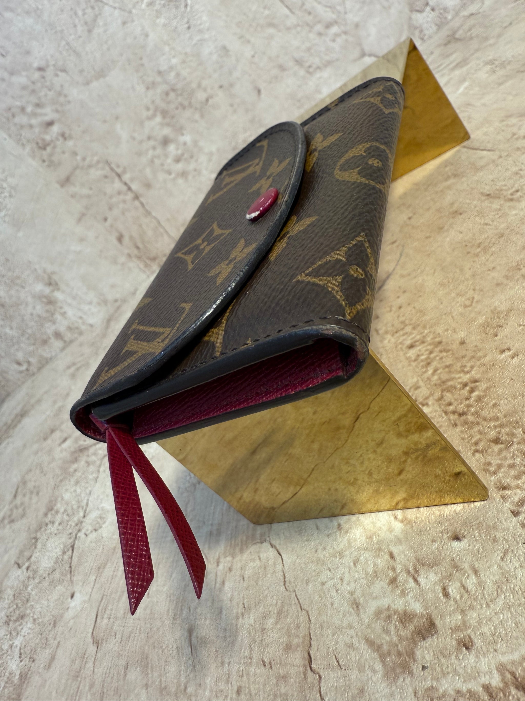 Louis Vuitton Monogram Fuschia Rosalie Wallet