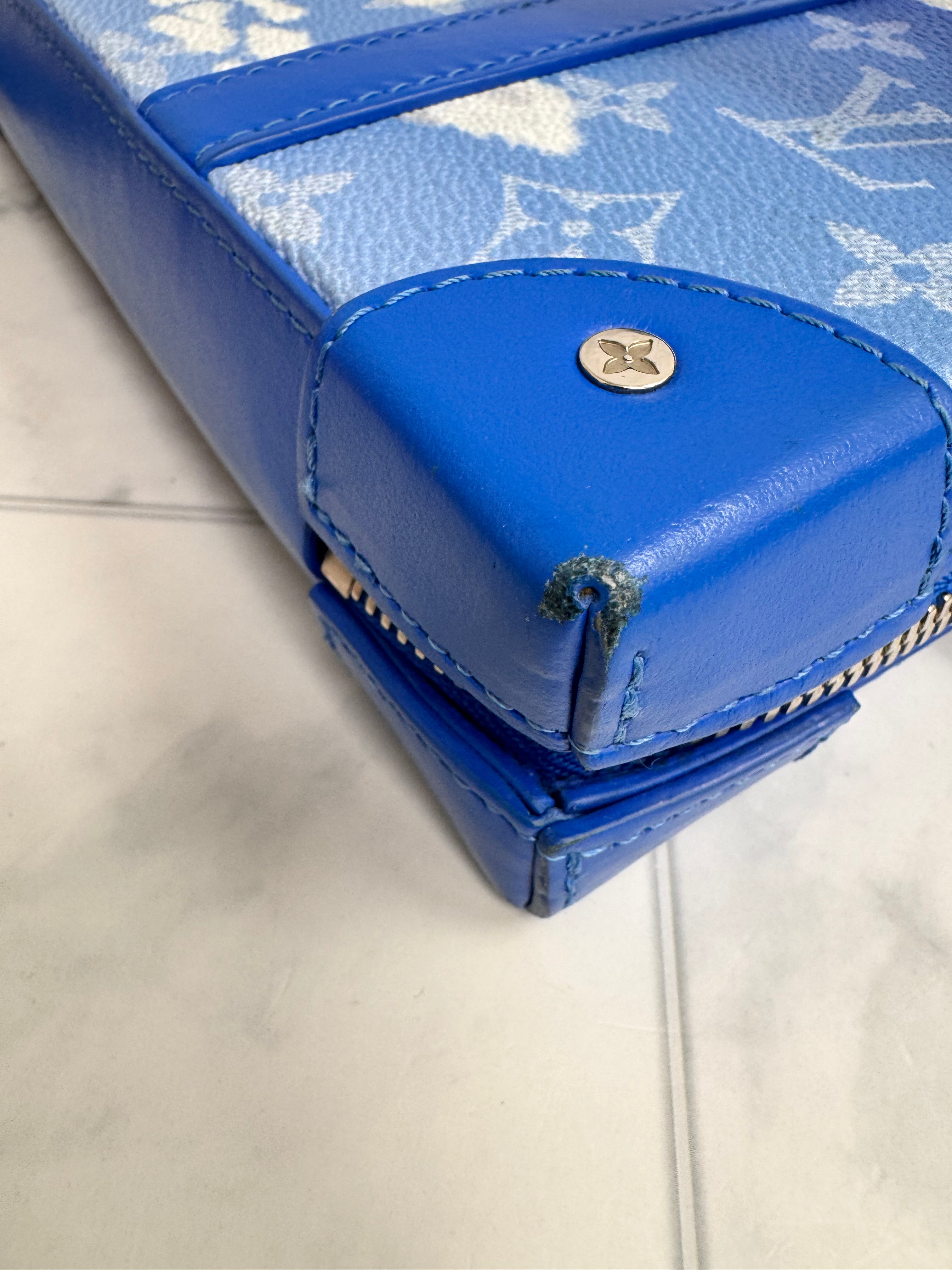 Louis Vuitton Blue Monogram Clouds Soft Trunk Crossbody